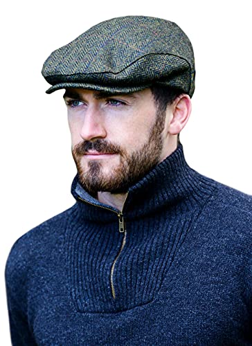 Green Herringbone