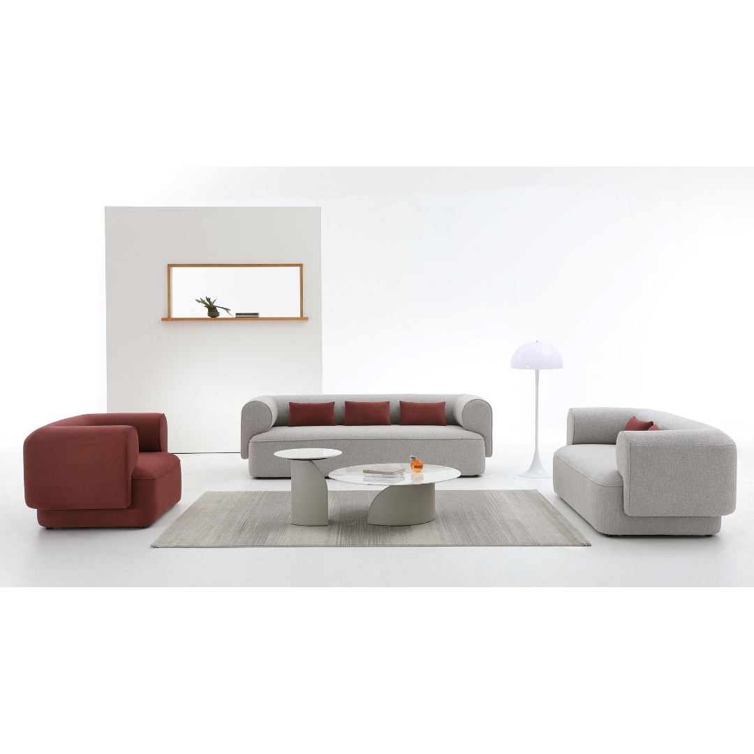 Stylish Ignazio Fabric Sofa - Modern Comfort for Living Room, Lounge & Home Decor | Durable & Soft Upholstery for Relaxing & Entertaining
