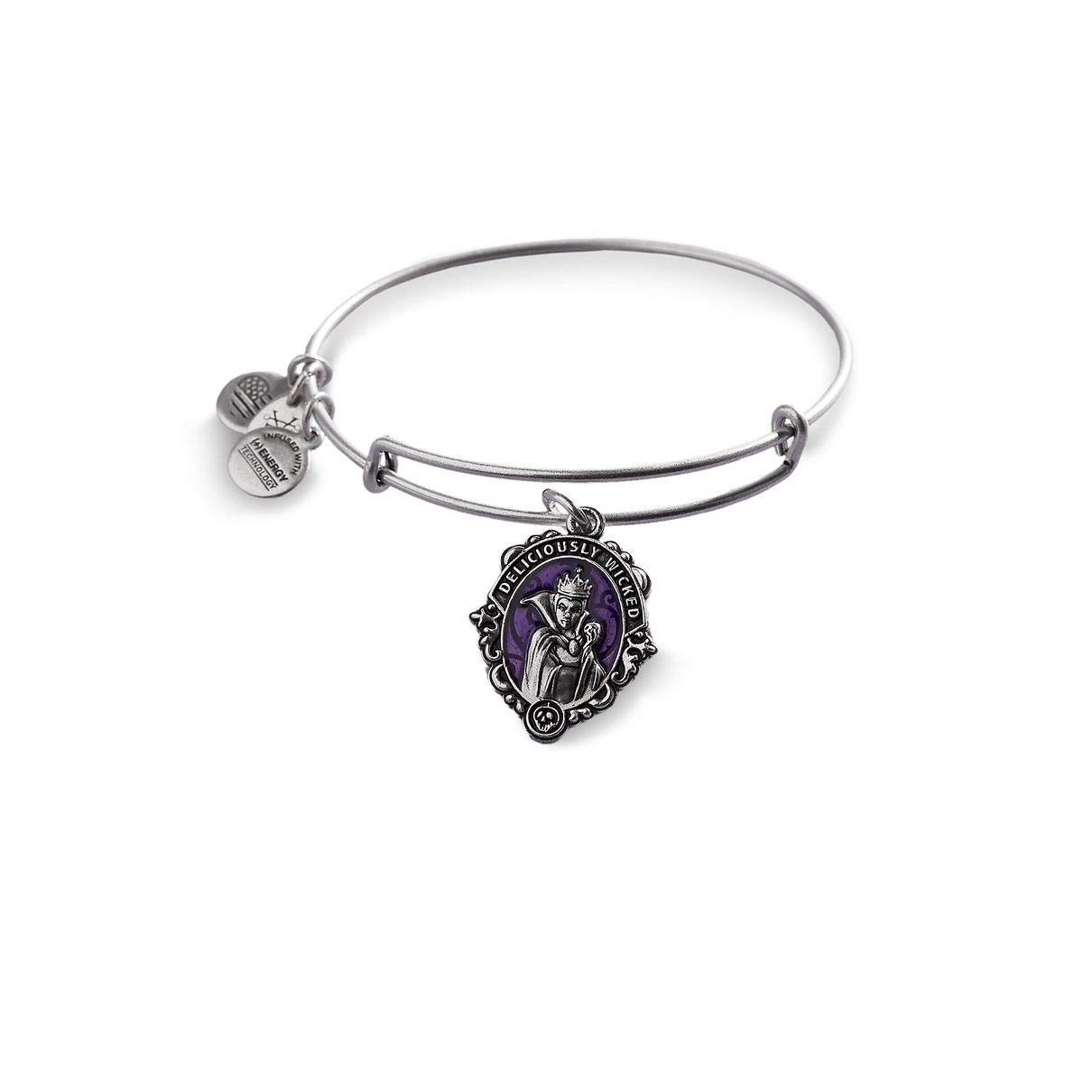 Alex and Ani Disney Evil Queen Bangle Bracelet - Disney Villains Deliciously Wicked Collection | Elegant Jewelry for Disney Fans, Halloween Costumes & Villain-Themed Parties