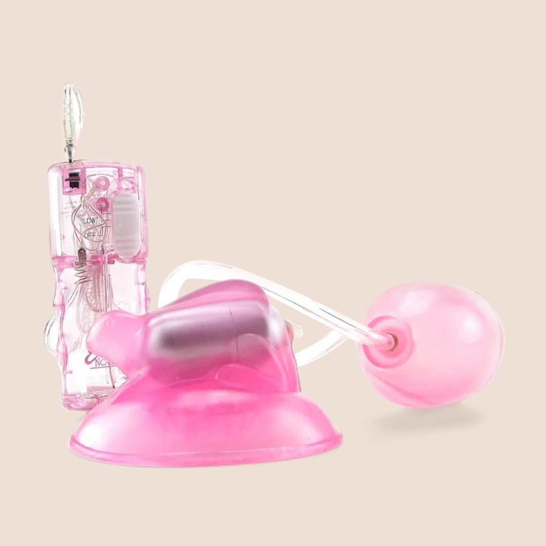 CalExotics Intimate Pump™ Vibro Pussy Sucker™ - Powerful Clitoral Stimulator & Suction Pump for Enhanced Pleasure | Perfect for Solo Play, Couples & Sensual Exploration