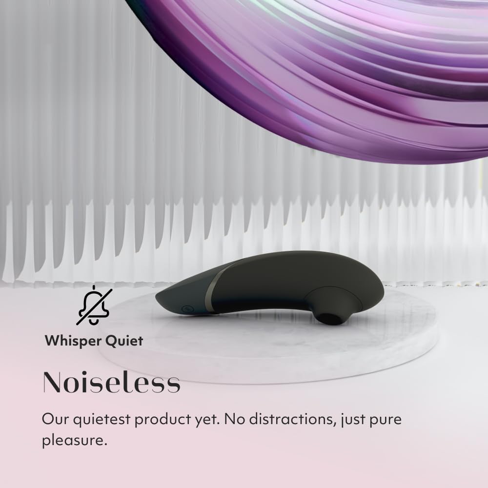 Womanizer Next Clitoral Stimulator – 3D Pleasure Air Technology – Suction Vibrator for Women & Couples – 14 Vibration Modes – Waterproof & Rechargeable – Black – Perfect for Solo Play & Couples Intimacy