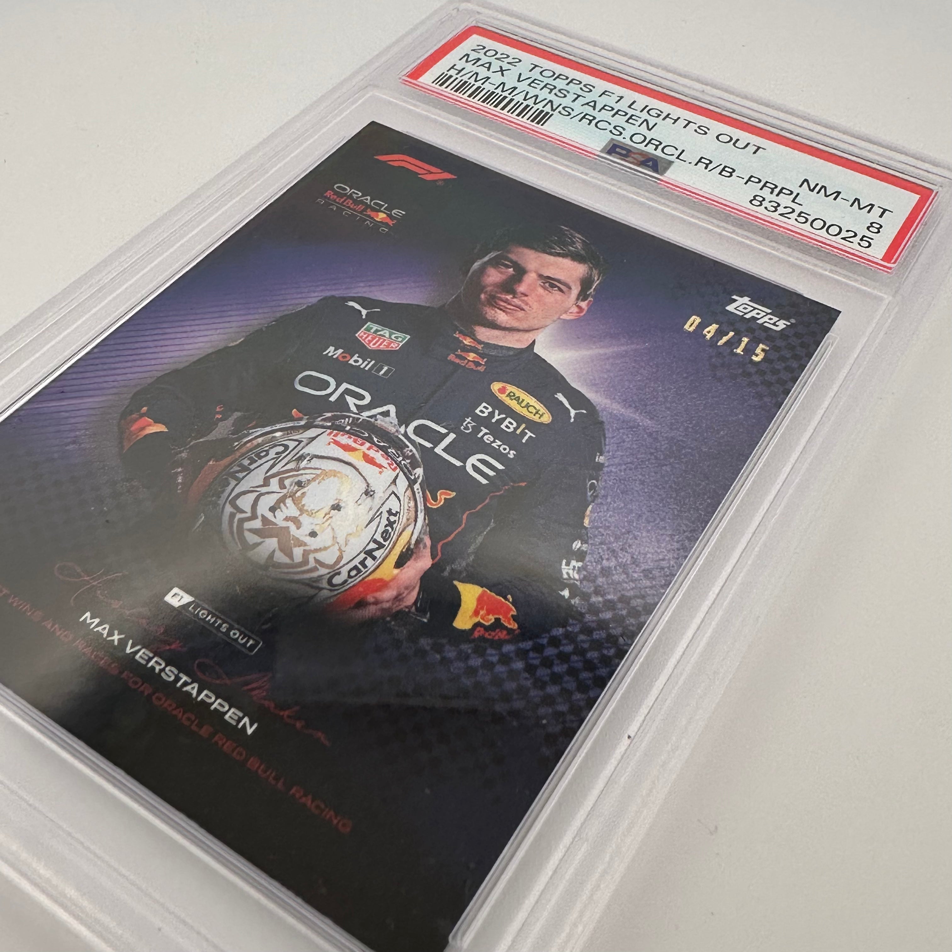 PSA 8 Graded 2004 Max Verstappen 