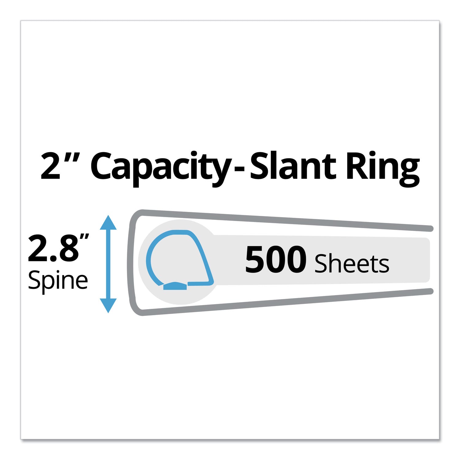 Avery® Durable 3-Ring Binder with DuraHinge™, 2