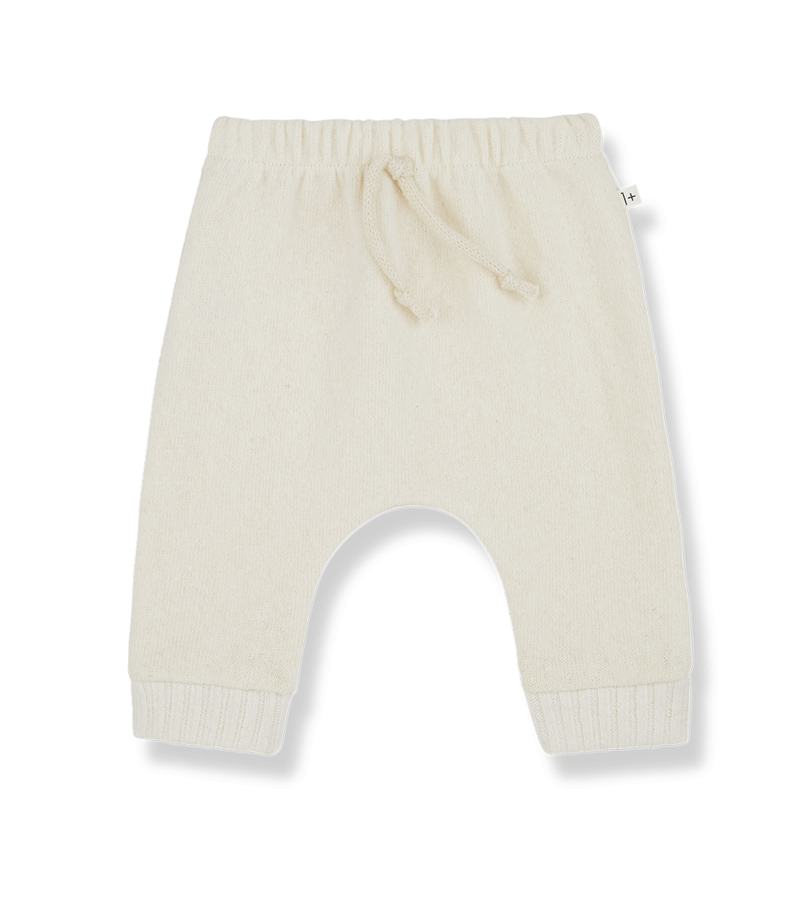 Soft Ecru Benet Fleece Pants for Women & Men - Cozy Winter Loungewear, Family Matching Outfits | Perfect for Home Relaxing, Yoga & Casual Wear