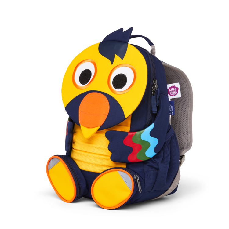 Affenzahn Large Friend Toucan Backpack for Kids - Durable & Waterproof School Bag with Adjustable Straps - Perfect for School, Travel, and Outdoor Adventures