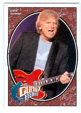 Justin Hayward Trading Card (The Moody Blues) 2009 Upper Deck #255 Guitar Heroes - Rare Collectible Memorabilia for Music Fans & Card Collectors - Perfect for Display, Gifts, and Investment