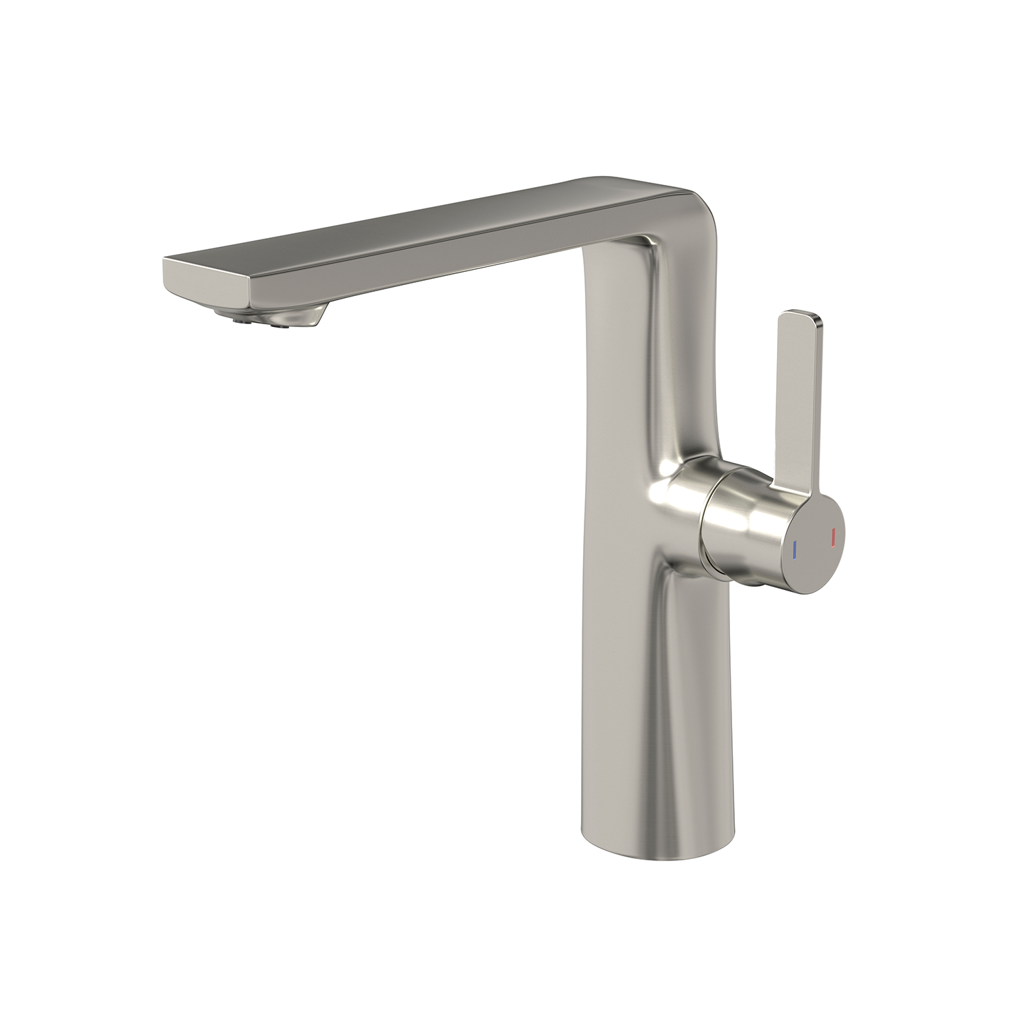 DAX 8226A Single Handle Bathroom Vessel Sink Faucet - Brass Body with Chrome Finish, 8.3/4