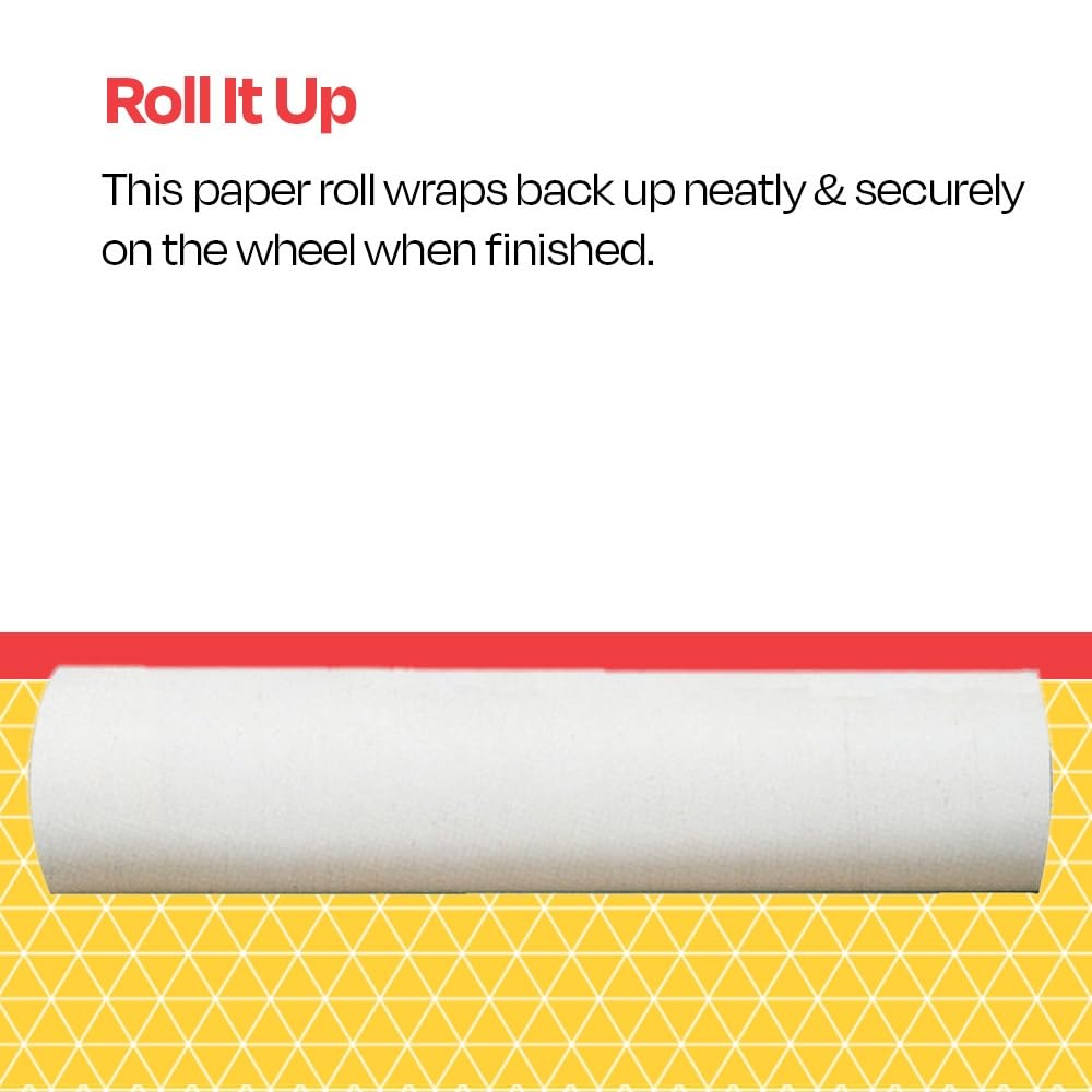 School Smart White Paper Roll - 36