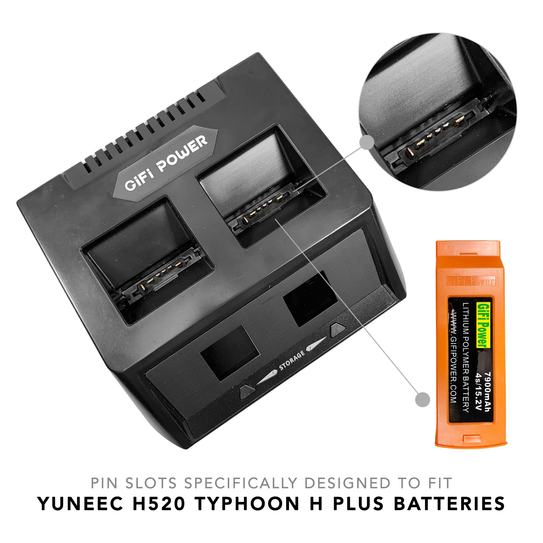 MaximalPower 2-in-1 Fast Battery Balance Charger for YUNEEC Typhoon H Plus & H520 Drone Batteries & Transmitter (Charger Only) - Perfect for Professional Aerial Photography and Extended Flight Sessions