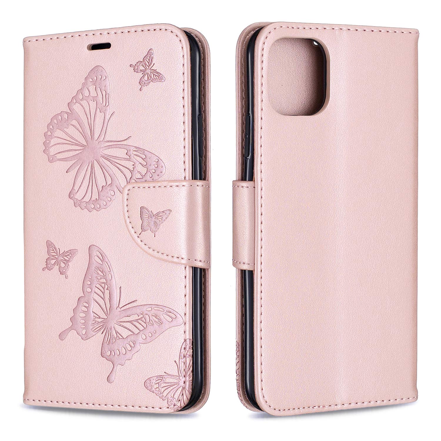 Premium PU Leather Magnetic Wallet Case for iPhone 11 Pro Max (6.5