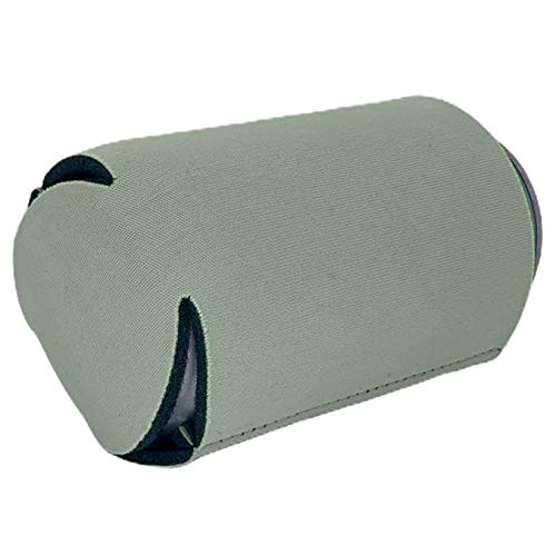 12 Pack Gray Blank Foam Collapsible Can Coolers - Insulated Beer Soda Can Koozies for Camping, BBQs, Parties & Outdoor Events