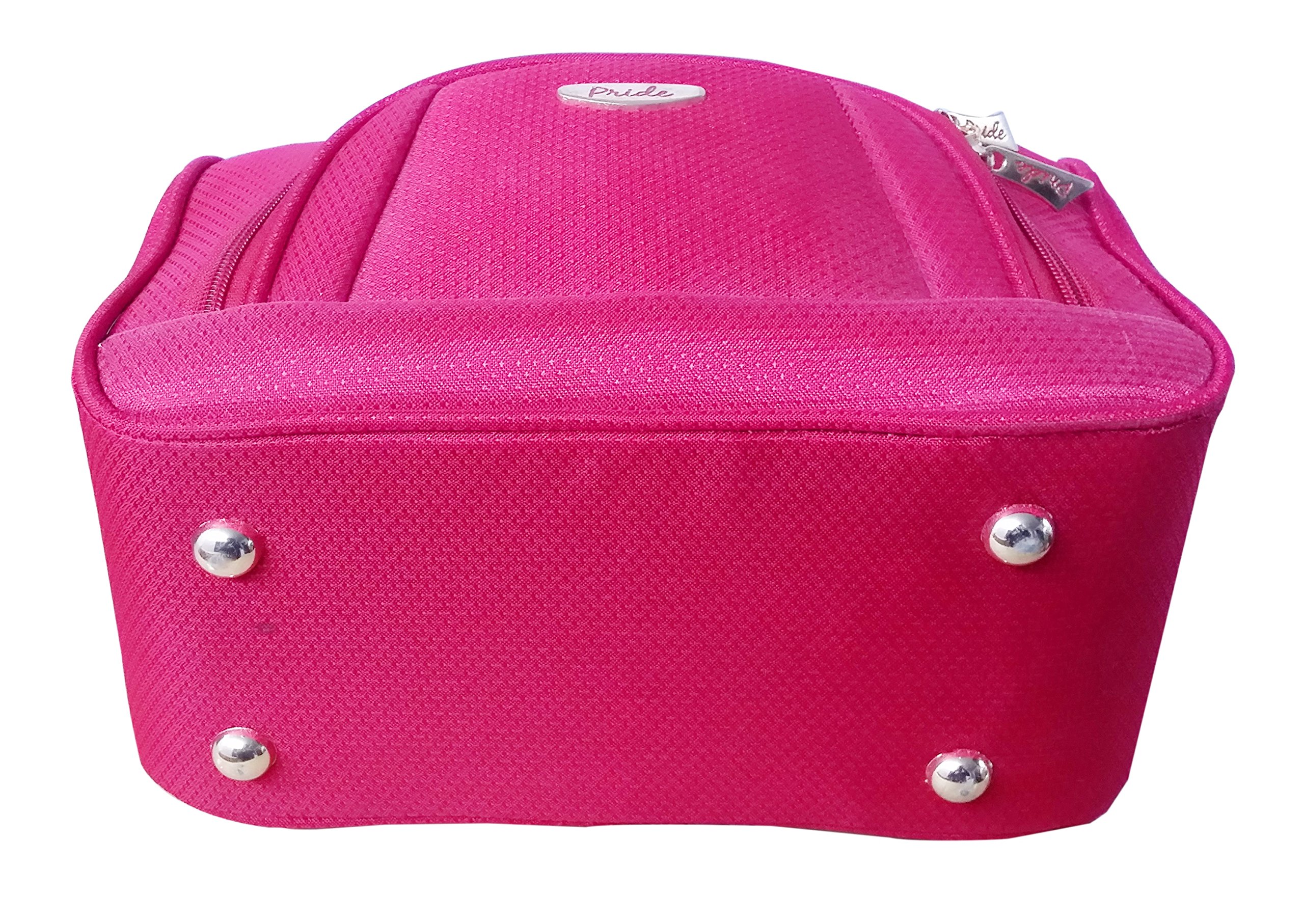 Pride Star Alisa Cosmetic Vanity Box - Portable Makeup Storage Organizer for Travel & Home Use | Beauty Case for Brushes, Lipsticks & Skincare