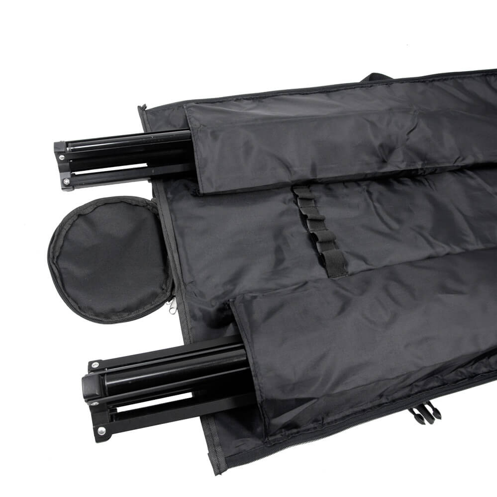 2-Pack 300cm Portable Light Stand Kit with Carrying Bag - Perfect for Photography, Videography, and Studio Lighting Setups