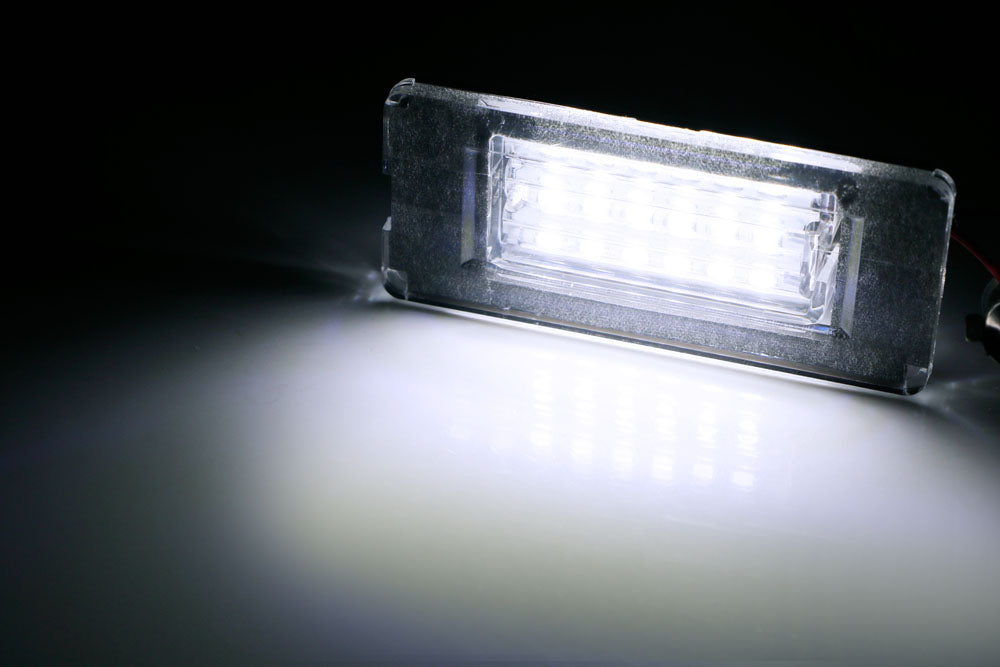 Direct Fit White LED License Plate Lights for MINI Cooper R56 R57 R58 R59 - Bright & Durable Replacement Bulbs for Enhanced Night Visibility & Style Upgrade