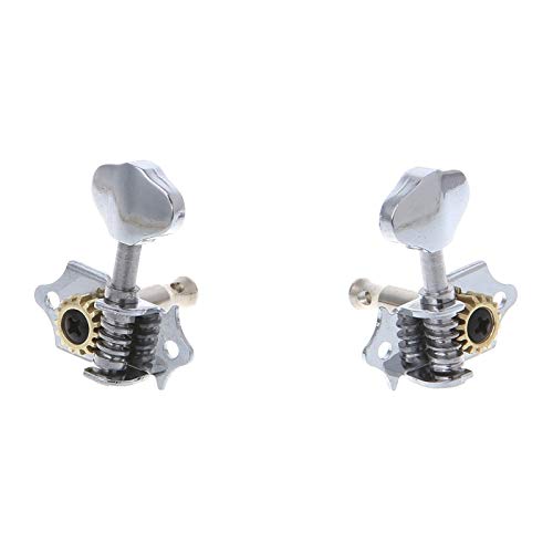 Grover Style Guitar Tuners - 3R 3L Open Gear Tuning Pegs Set for Acoustic/Electric Guitars | Premium Guitar Parts & Accessories | Perfect for String Replacement & Instrument Maintenance