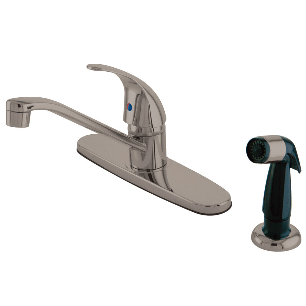 Kingston Brass KB6571LL Legacy Single Handle Centerset Kitchen Faucet - Modern Pull-Down Sprayer, Oil Rubbed Bronze Finish - Perfect for Farmhouse, Traditional & Contemporary Kitchens