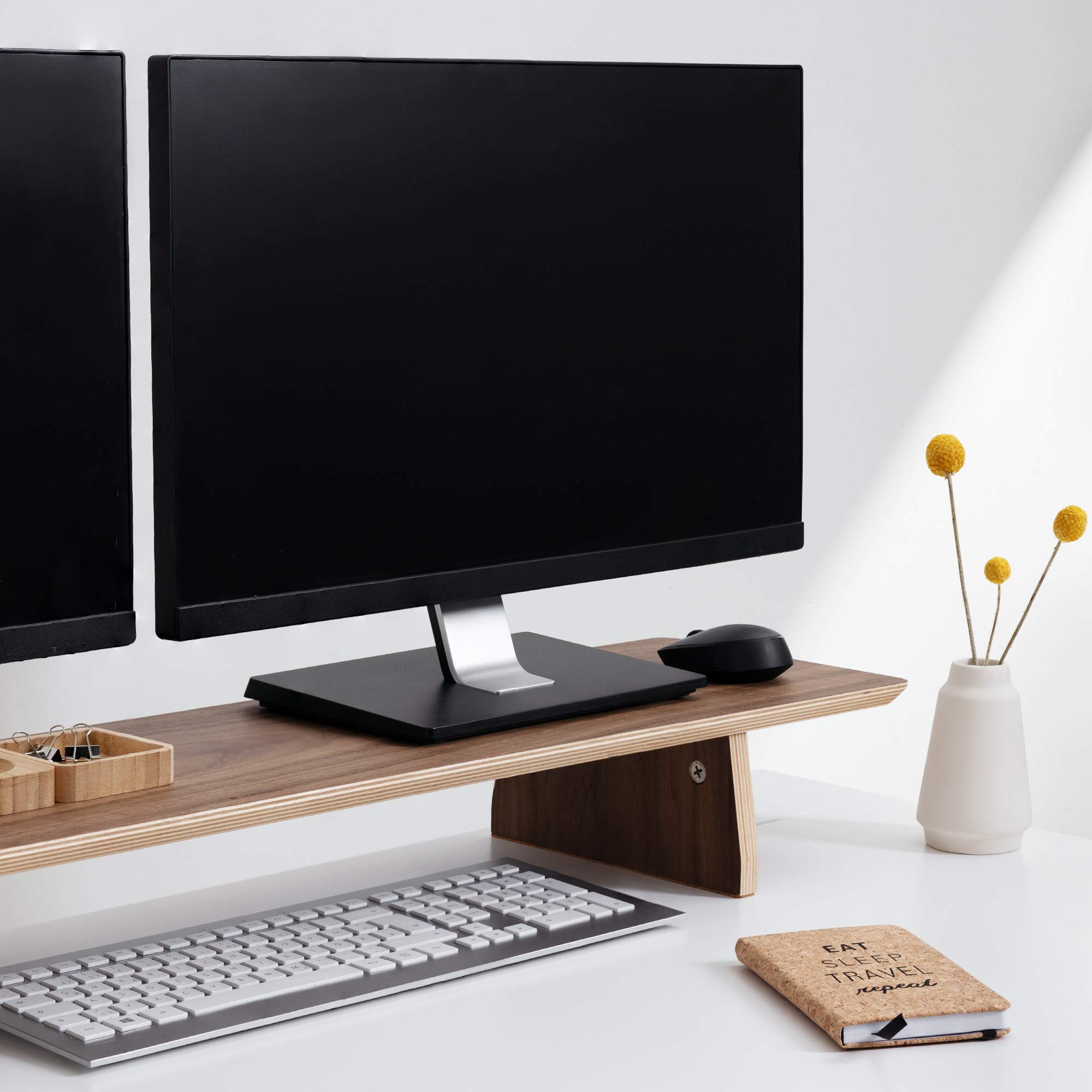 Navaris Dual Monitor Stand Riser - 42.9