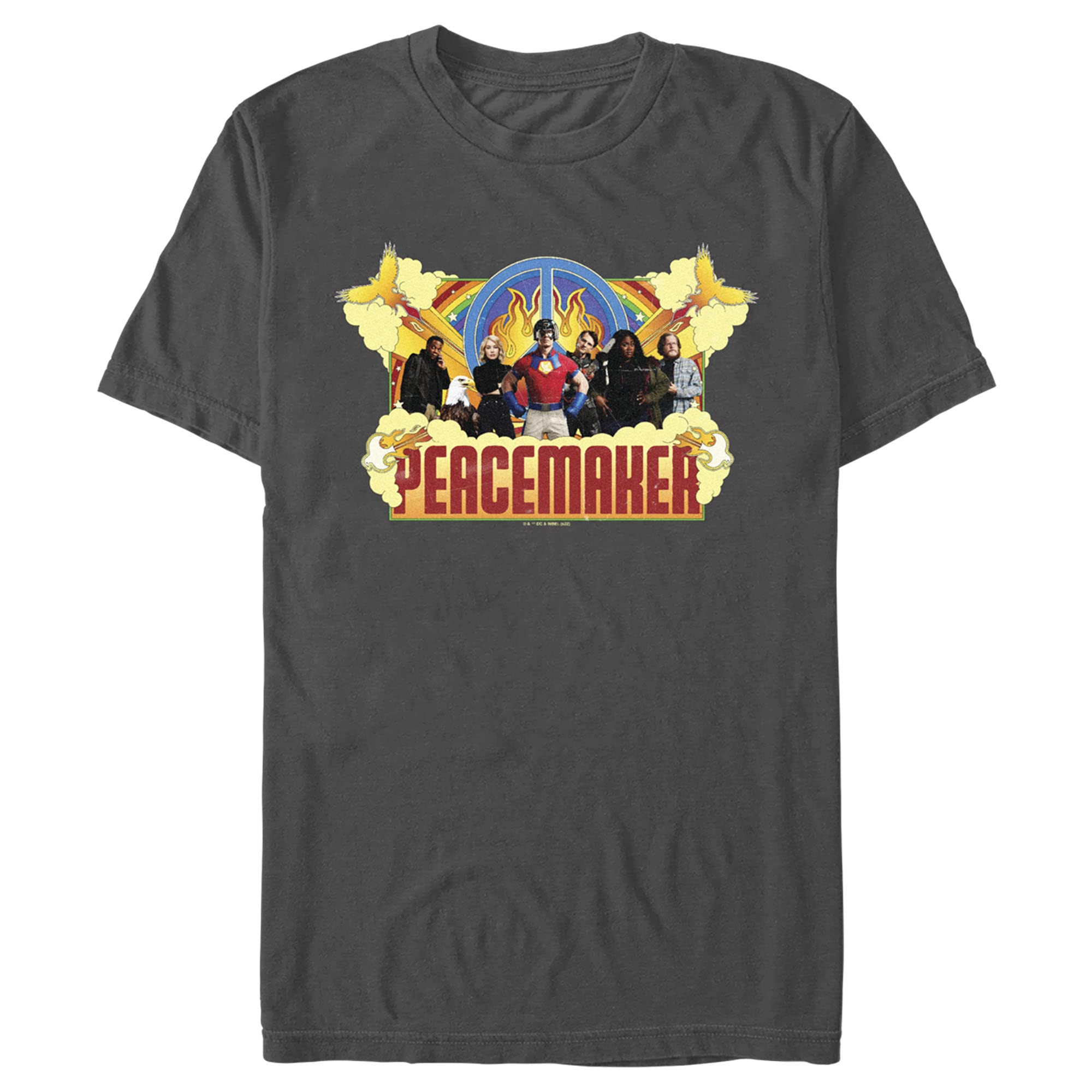 Men's Peacemaker Group Shot Graphic T-Shirt - Casual Cotton Tee for Everyday Wear, Gifts & Fan Merchandise