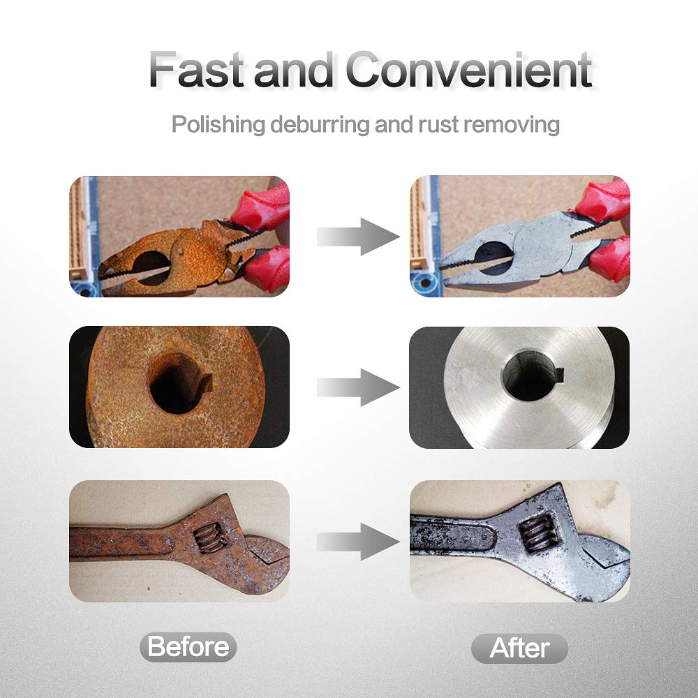 50Pcs P80 2-Inch Roll Lock Quick Change Sanding Discs Set with 1/4