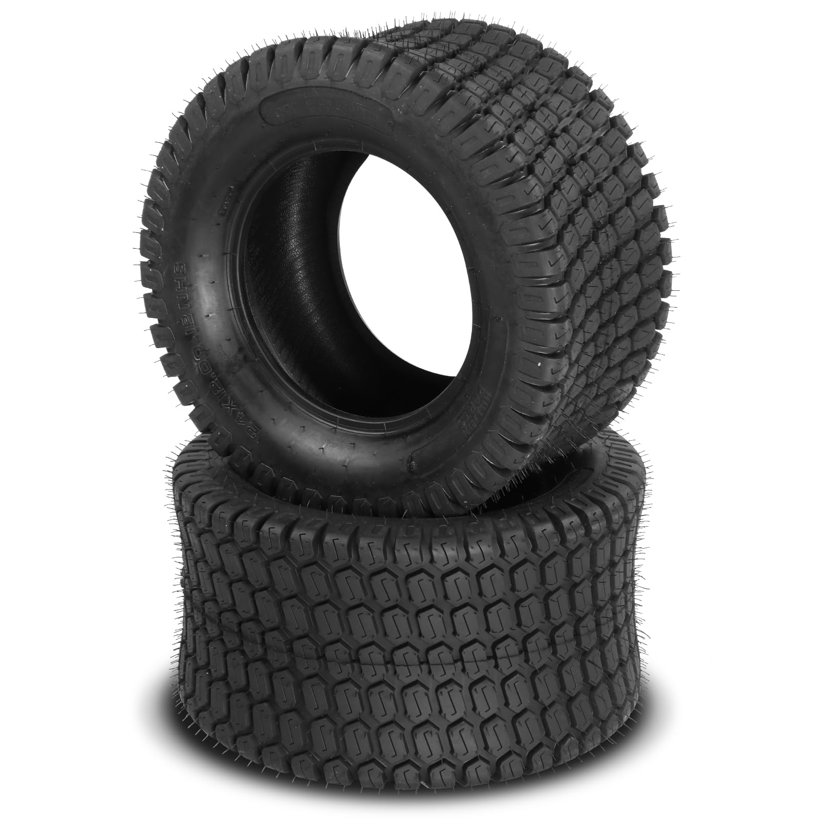 24x12-12 8PR Lawn & Garden Tractor Tires - Heavy Duty 24x12x12 Golf Cart Tires (Set of 2) - Perfect for Mowing, Landscaping & Golf Course Maintenance