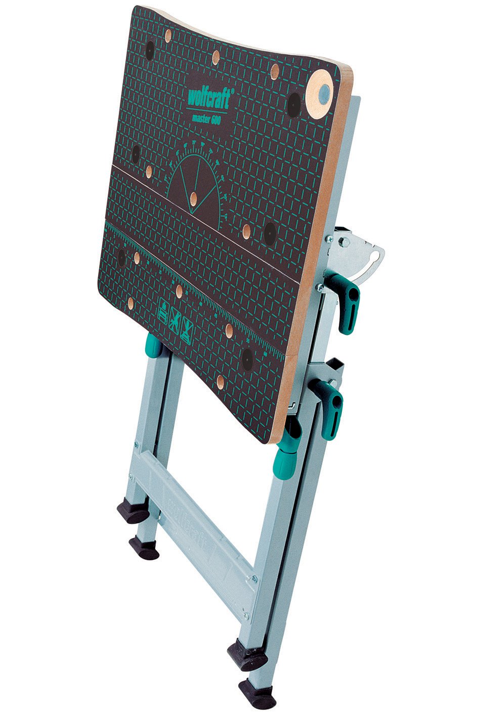 Wolfcraft Master 600 Adjustable Height Workbench & Clamping Table 6182000 - Perfect for Woodworking, DIY Projects & Garage Workshops
