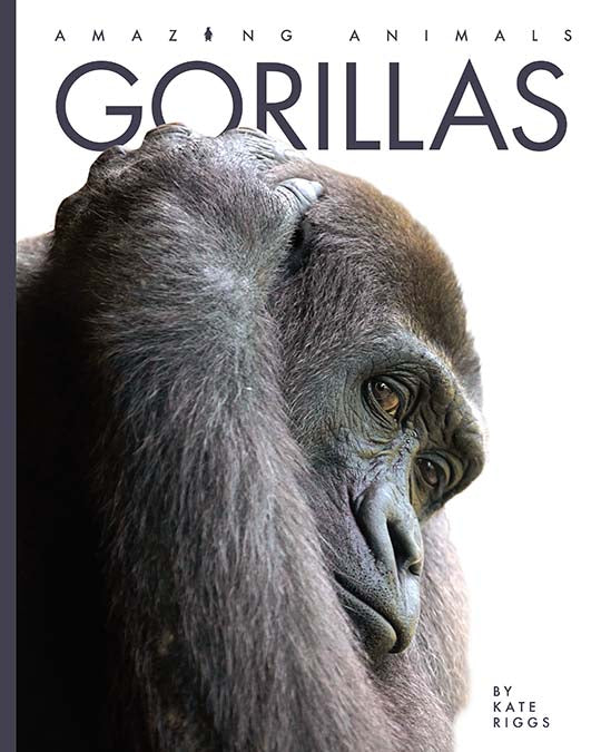 Gorillas Book 9781640263819 - Wildlife Education & Animal Facts for Kids, Perfect for School Projects & Nature Lovers