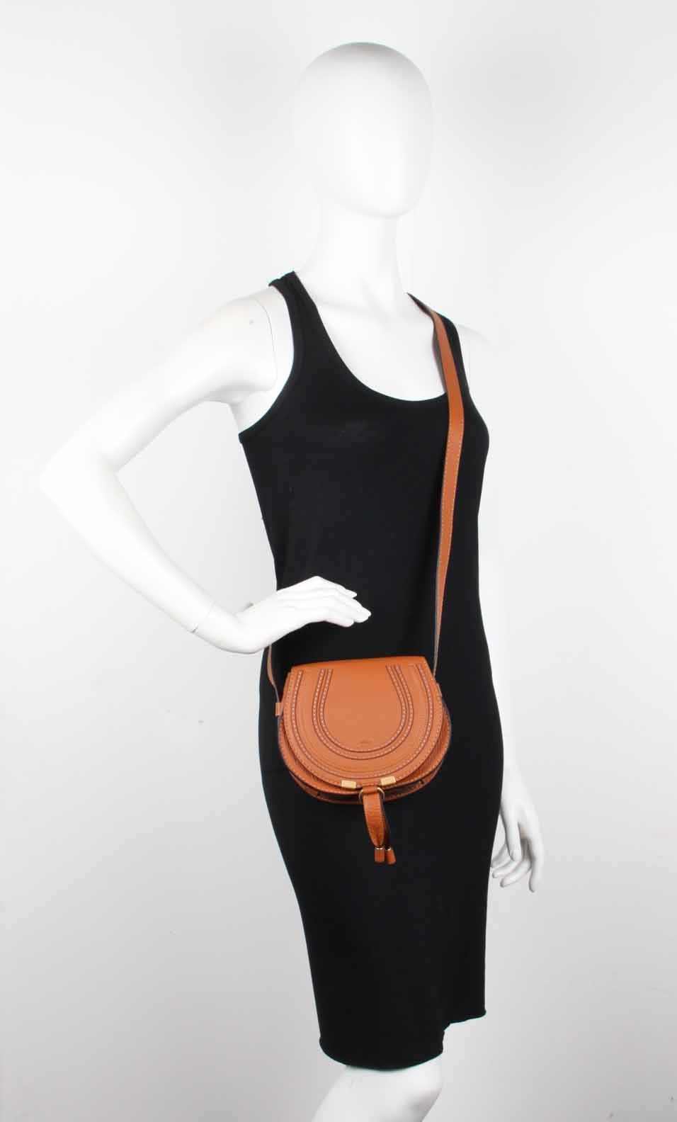 Marcie Mini Satchel Handbag for Women - Genuine Leather Crossbody Purse with Adjustable Strap, Tan - Perfect for Work, Travel & Everyday Use