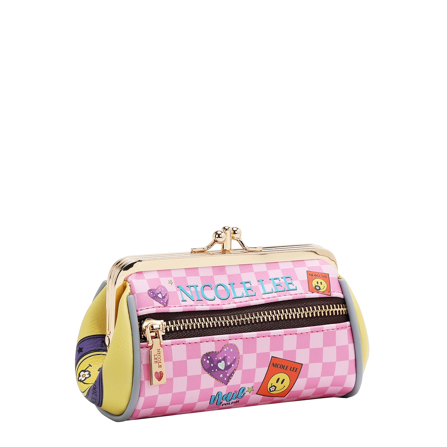 Mini Kiss Lock Coin Purse Wristlet - Small Leather Wallet for Women - Perfect for Coins, Cards & Cash - Ideal for Parties, Travel & Everyday Use
