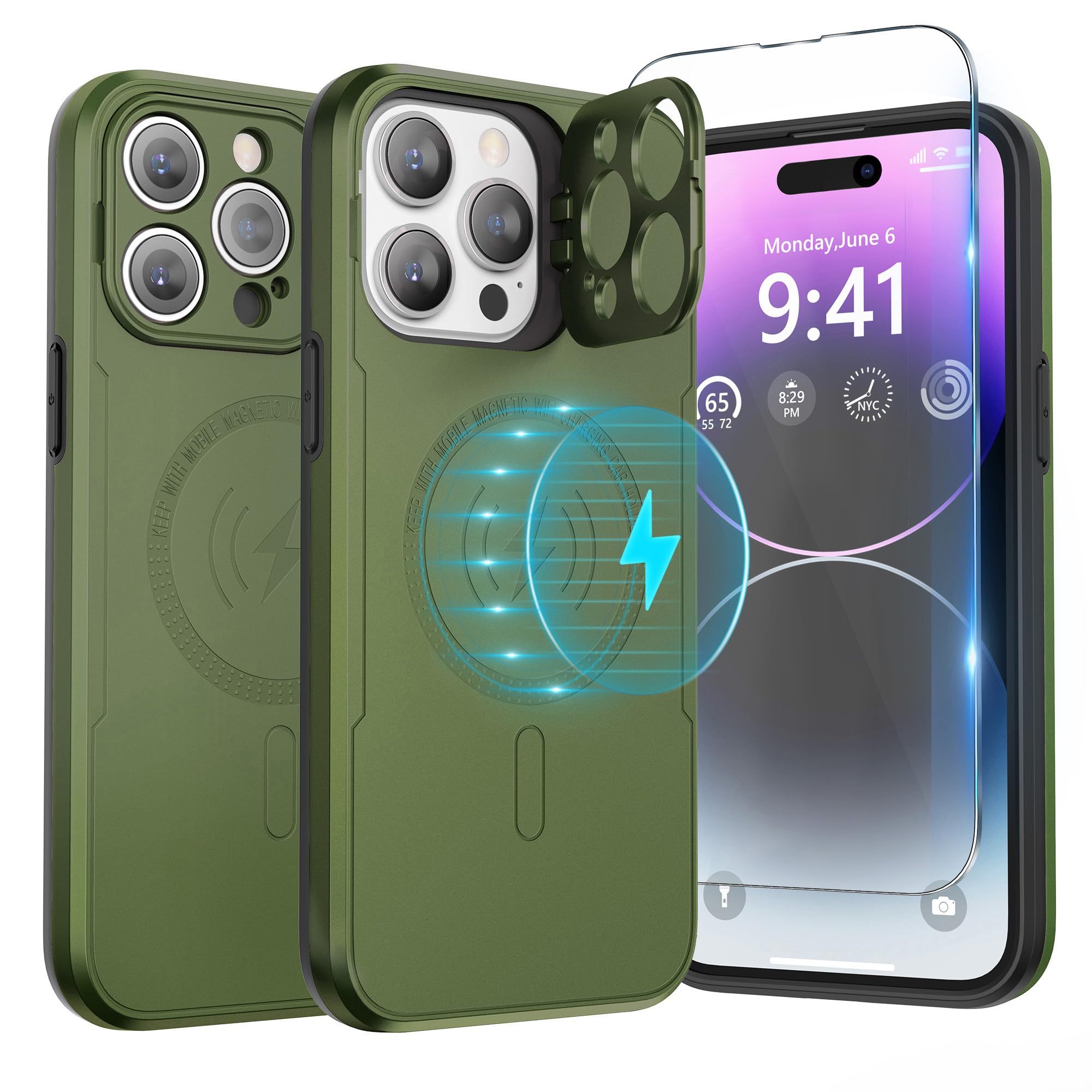 ABITKU Magnetic Case for iPhone 15 Pro Max (6.7