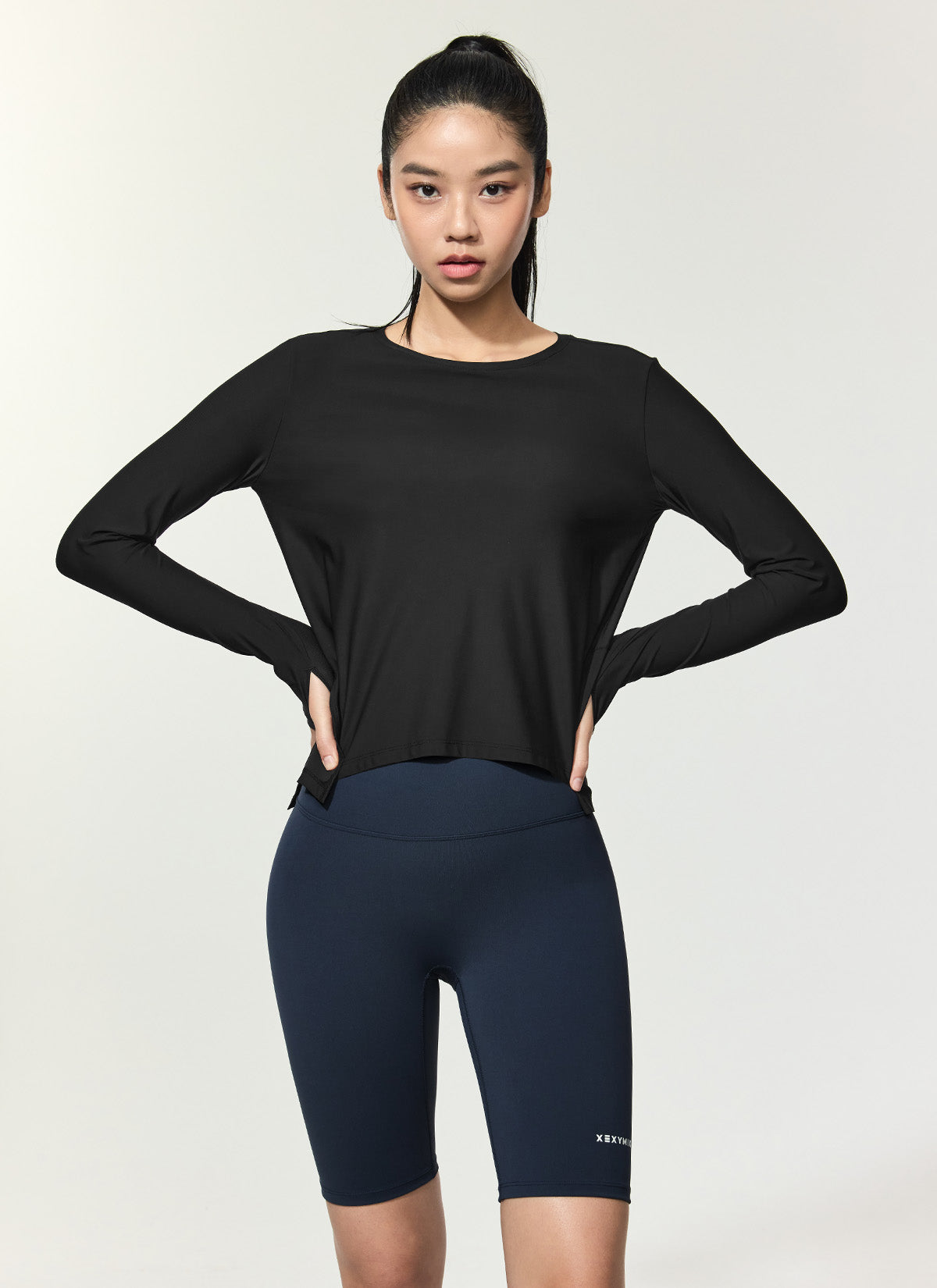 Breathable Cooling Tricot Boat Neck Long Sleeve Shirt for Women - Perfect for Yoga, Running & Summer Outdoor Activities