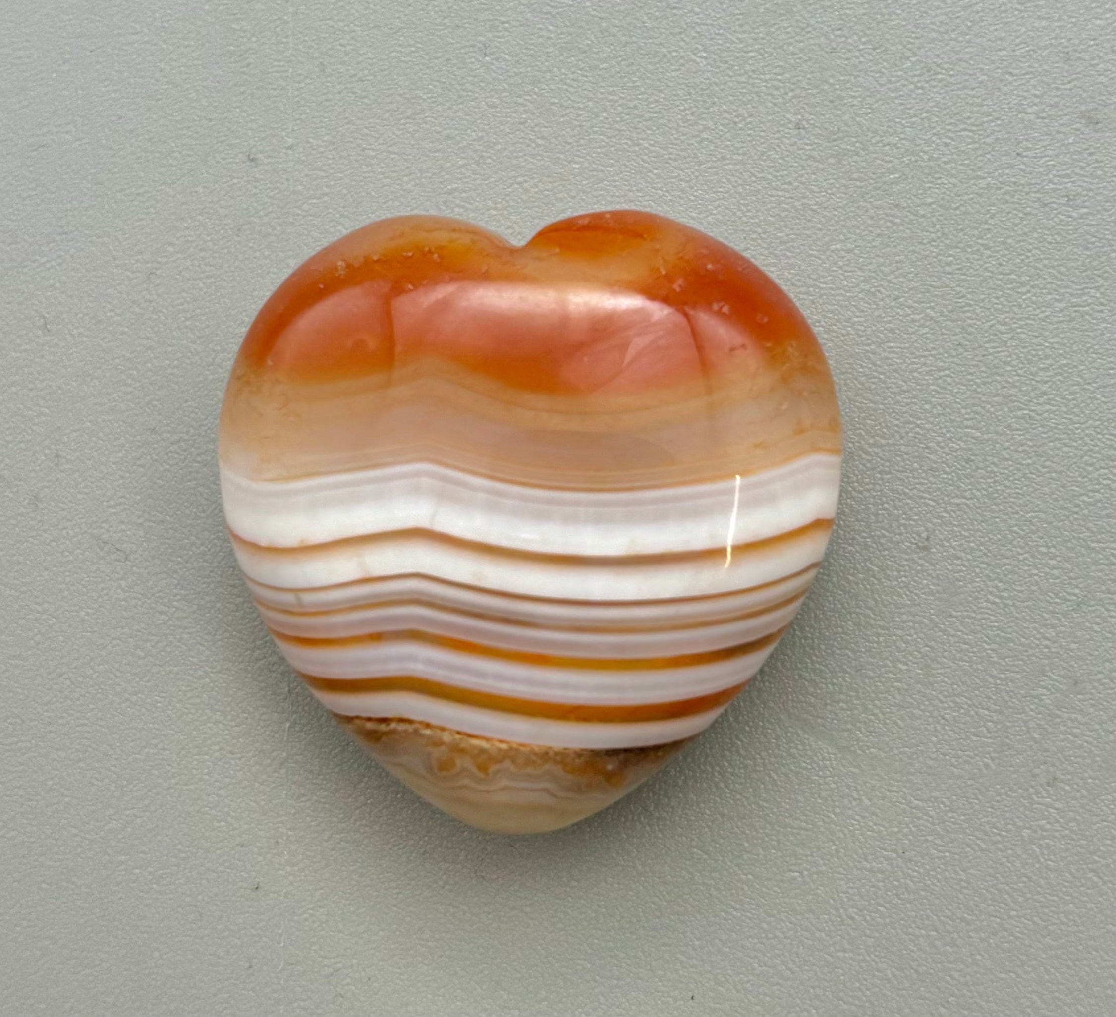 Natural Carnelian Heart Carving - Handmade Gemstone Jewelry for Love & Healing | Perfect for Gifts, Meditation & Energy Work