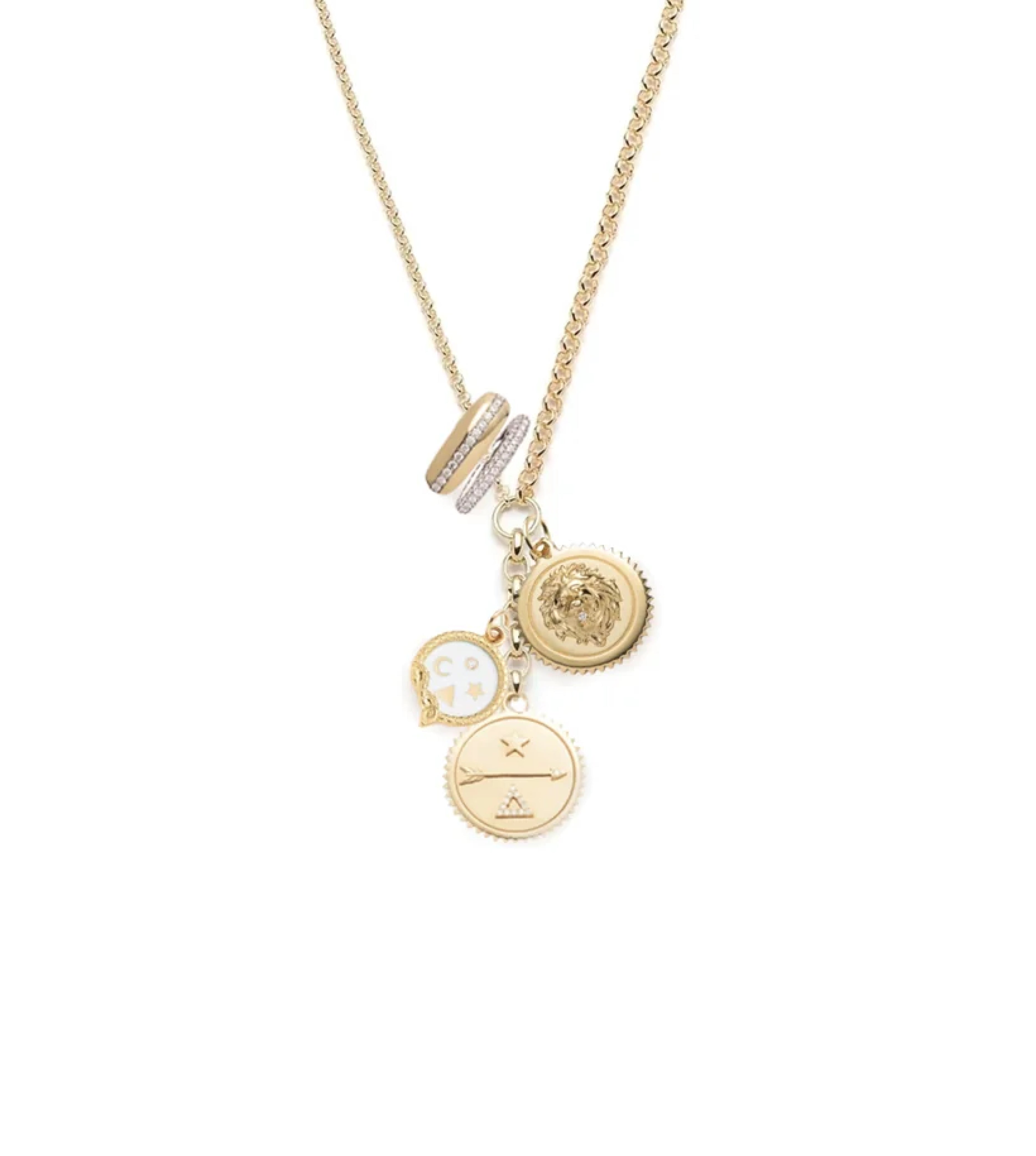 Dream Strength & Wholeness Mixed Belcher Extension Necklace - Medium Size for Women, Boho Style Layering Jewelry for Everyday Wear and Special Occasions