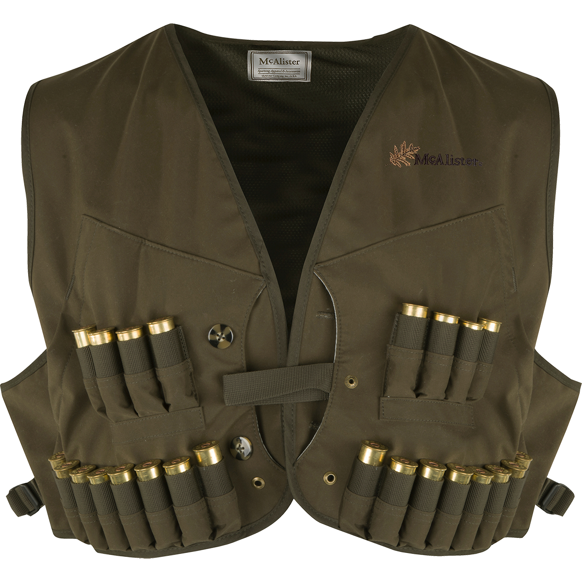McAlister Wax Canvas Wading Vest for Fly Fishing - Waterproof & Durable Outdoor Gear for Men - Perfect for Stream, River & Lake Fishing Adventures