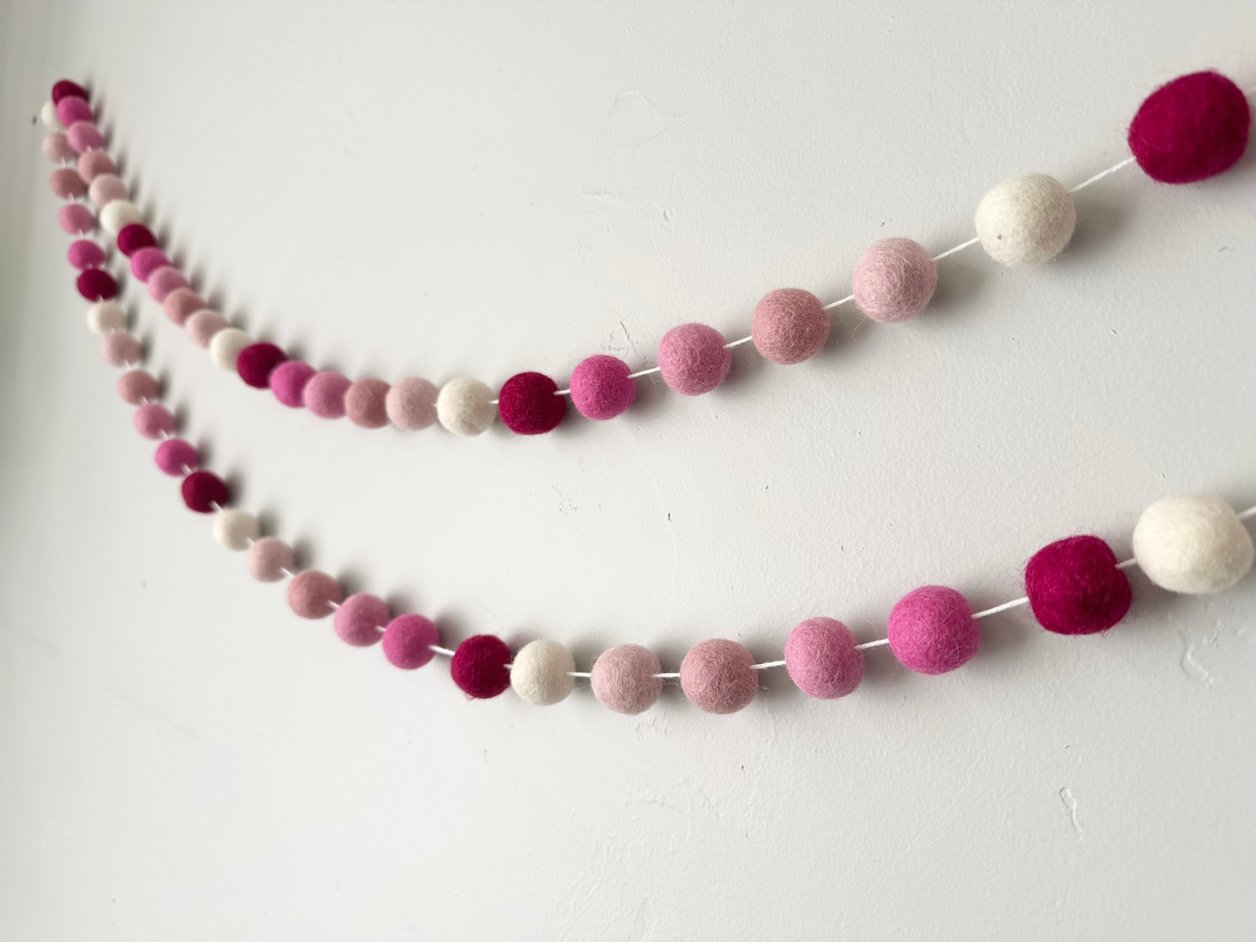 Pink Gradient Garland - Elegant Floral Party Decor for Weddings, Baby Showers & Home Decorations