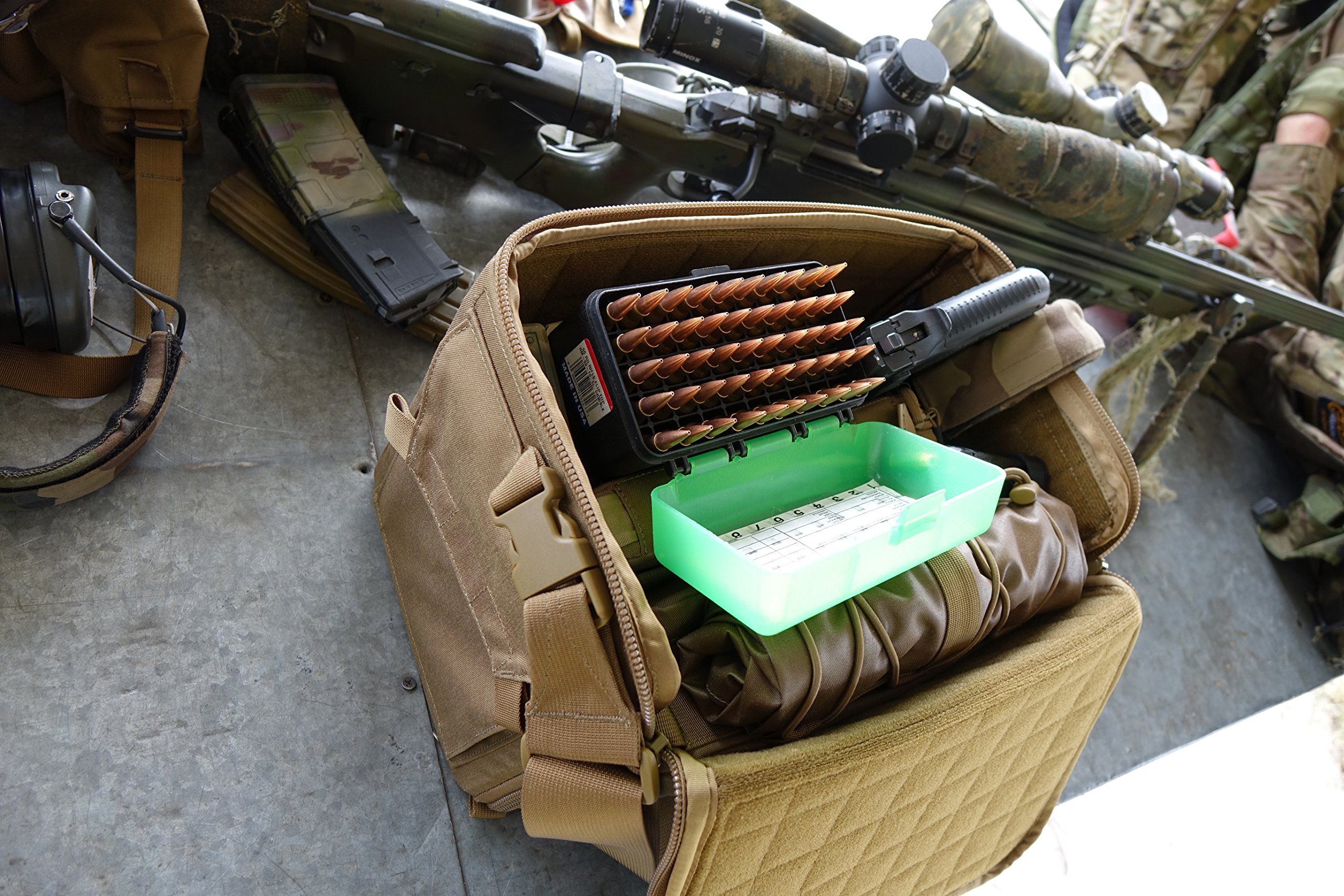 Helikon-Tex Range Line Tactical Range Bag - Durable Shooting Range Gear for Pistols, Ammo & Accessories - Perfect for Gun Range, Hunting & Outdoor Training