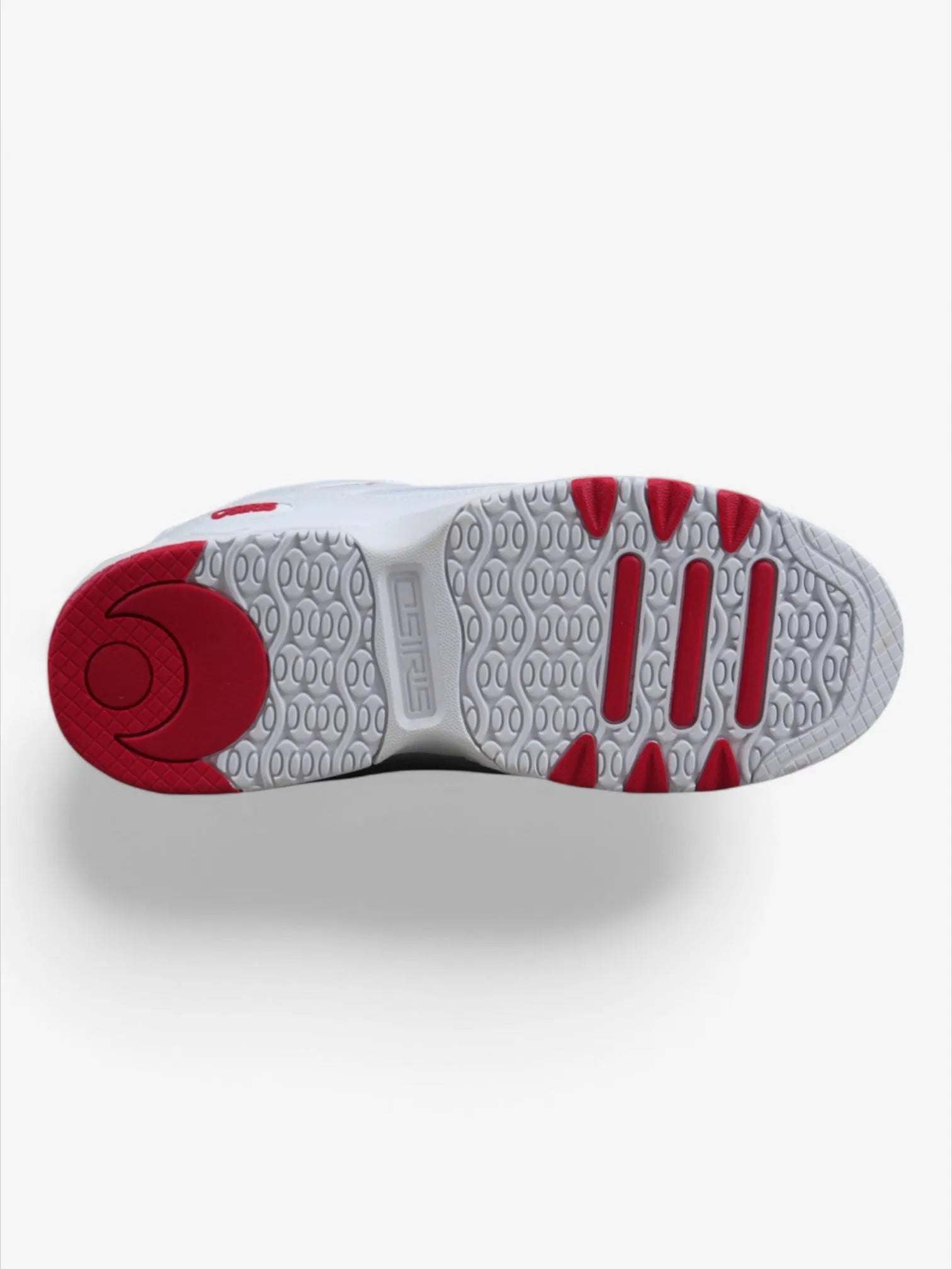 Osiris D3 E Skate Shoes - White & Red - High-Performance Sneakers for Skating, Streetwear & Casual Wear