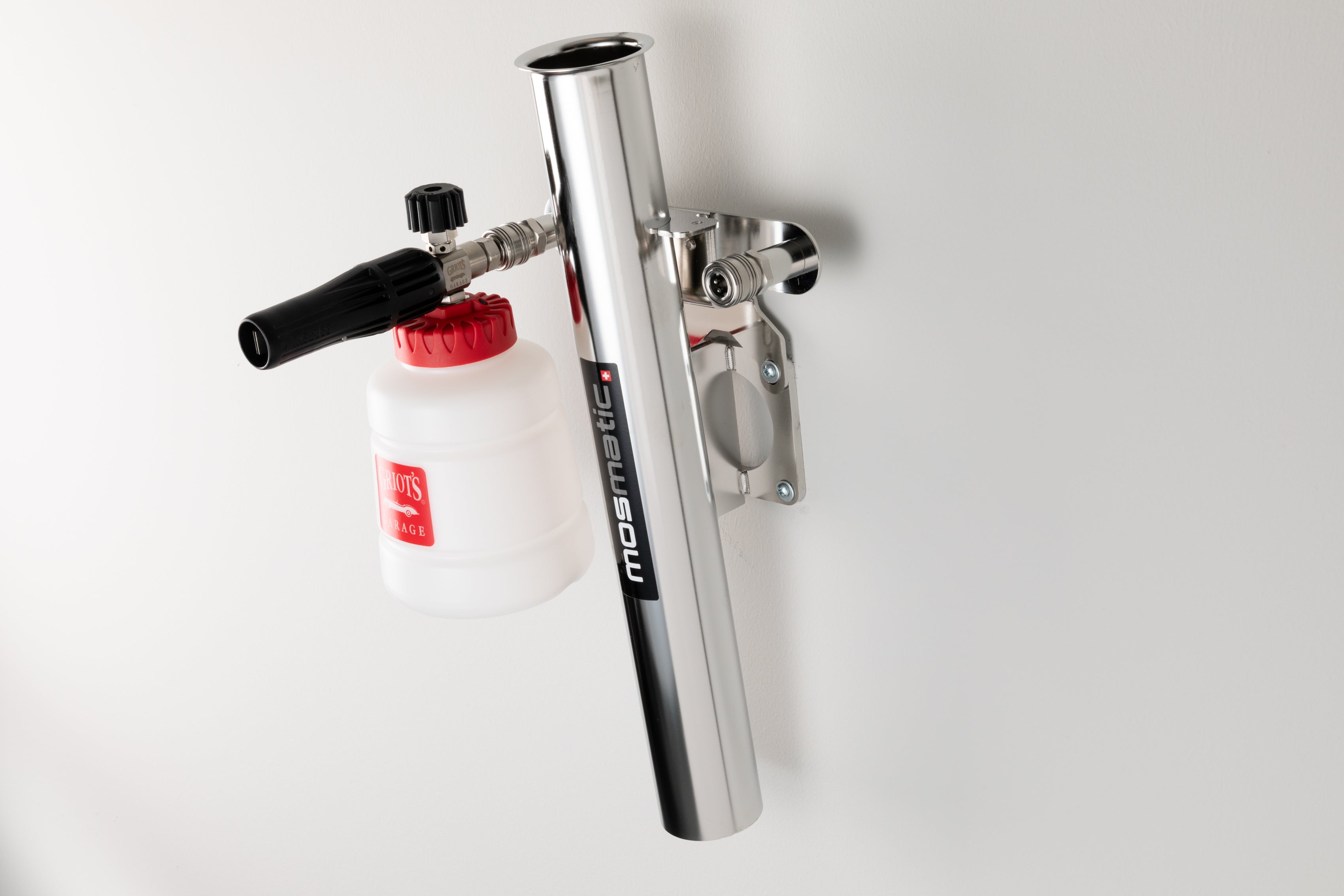 Wall Mounted Wand Holder with Accessories - Premium Shower Organizer for Bathroom & Spa - Perfect for High-Pressure Shower Heads and Handheld Sprayers