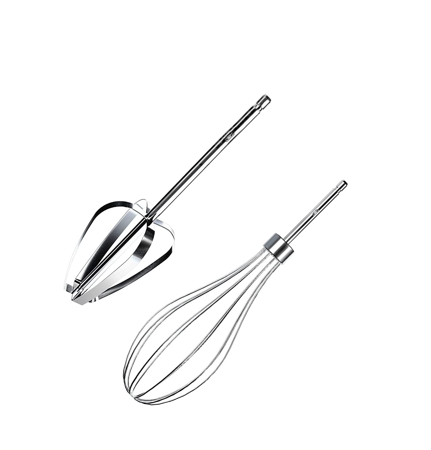Premium Stainless Steel Beaters for Electric Hand Mixer - 2 Pack Set - Durable Baking & Cooking Accessories for Cakes, Cookies & Whipping Cream