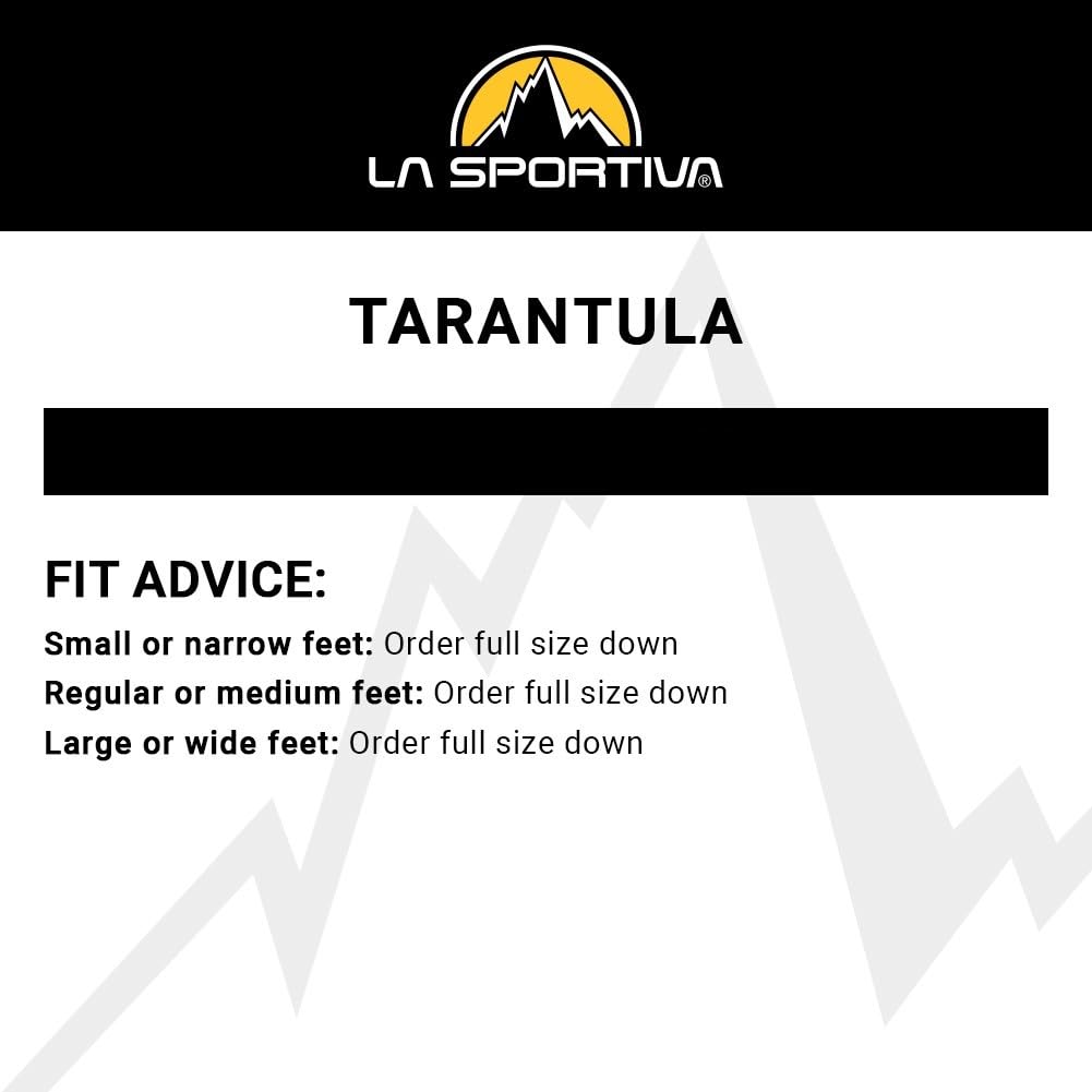 La Sportiva Men's Tarantula Rock Climbing Shoes - Lightweight & Durable for Indoor/Outdoor Climbing, Bouldering & Gym Training