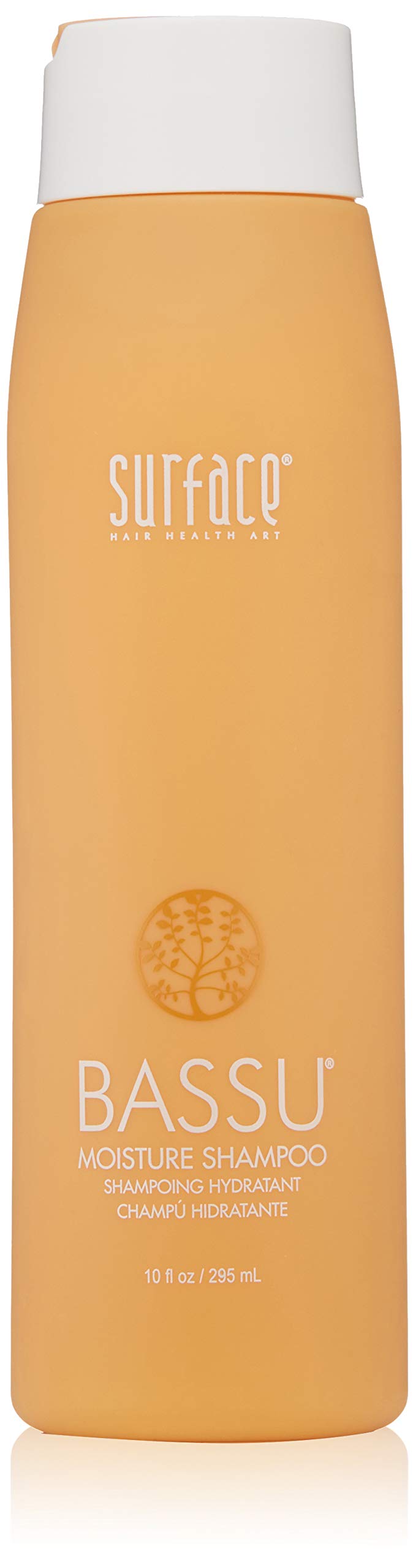 Sulfate-Free Surface Hair Bassu Moisture Shampoo - Hydrating & Cleansing for Shiny Hair - Perfect for Dry, Damaged Hair & Daily Hair Care Routine