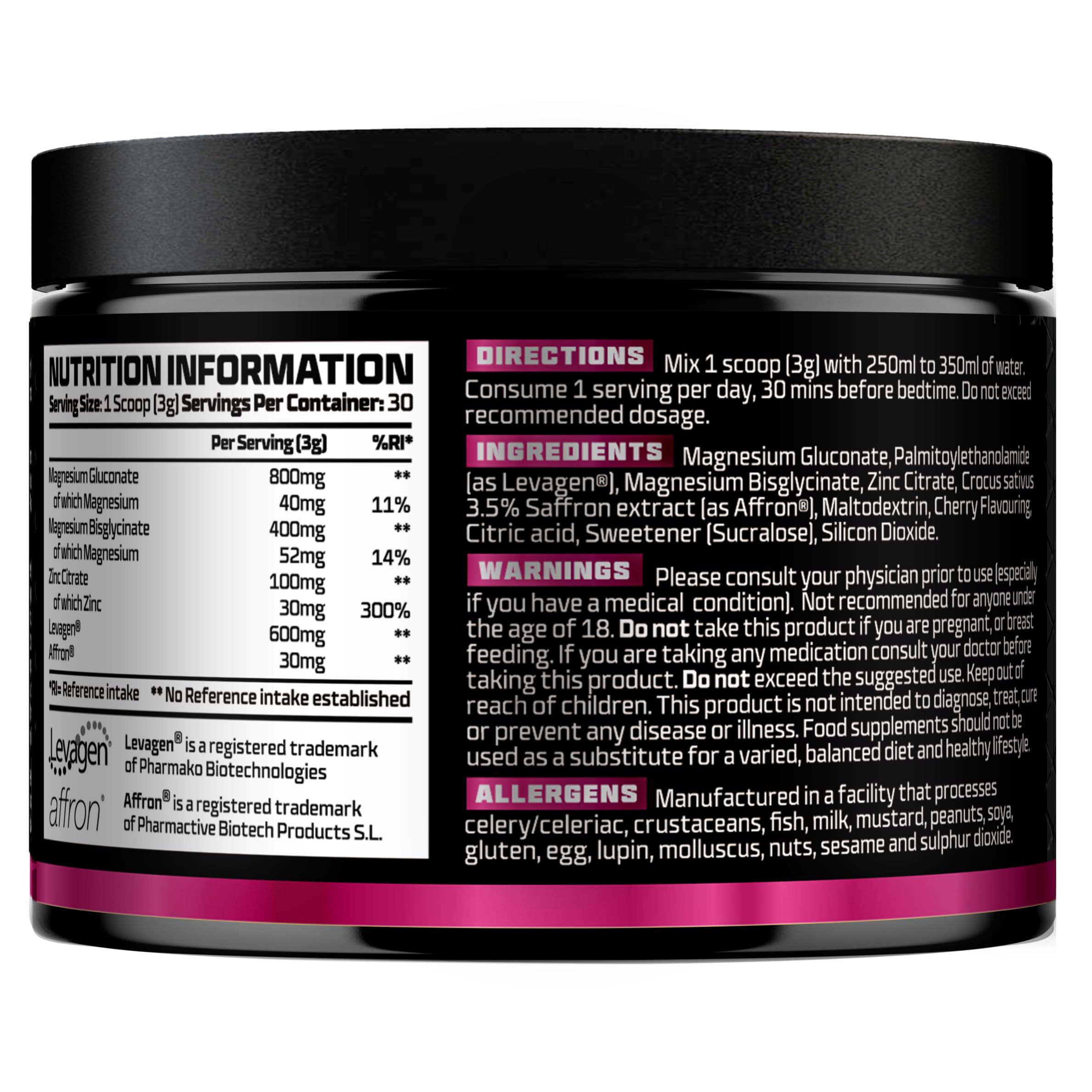 Beast Pharm Big Z Advanced Nighttime Formula 90g Sour Cherry - Muscle Recovery & Sleep Support Supplement for Athletes & Bodybuilders - Perfect for Post-Workout Recovery & Deep Sleep
