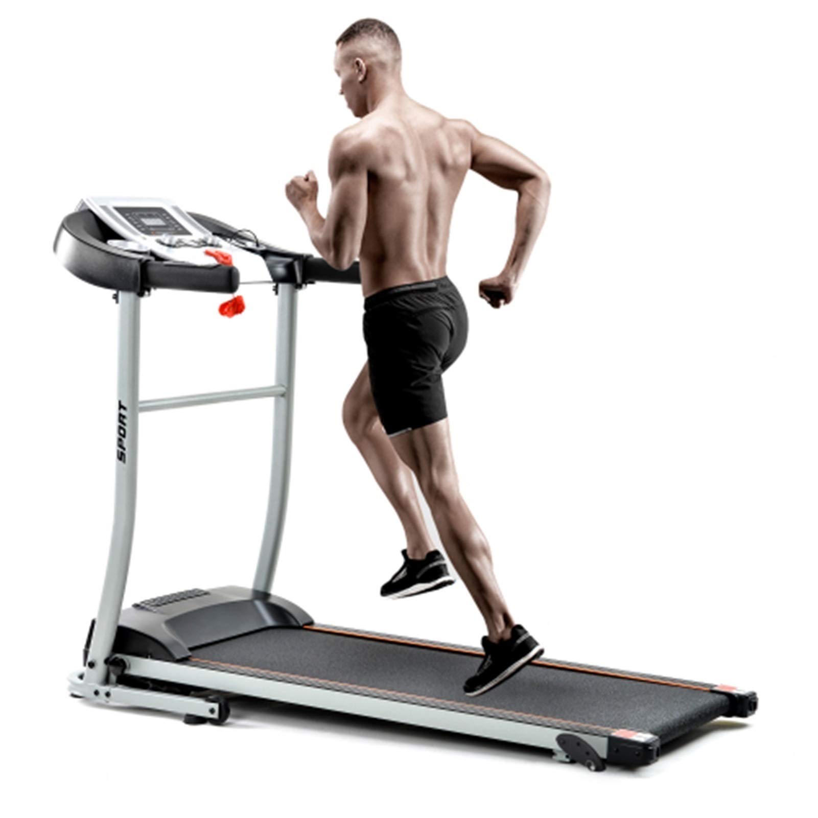 Foldable Treadmill with LCD & Safety Lock for Home Gym Workouts