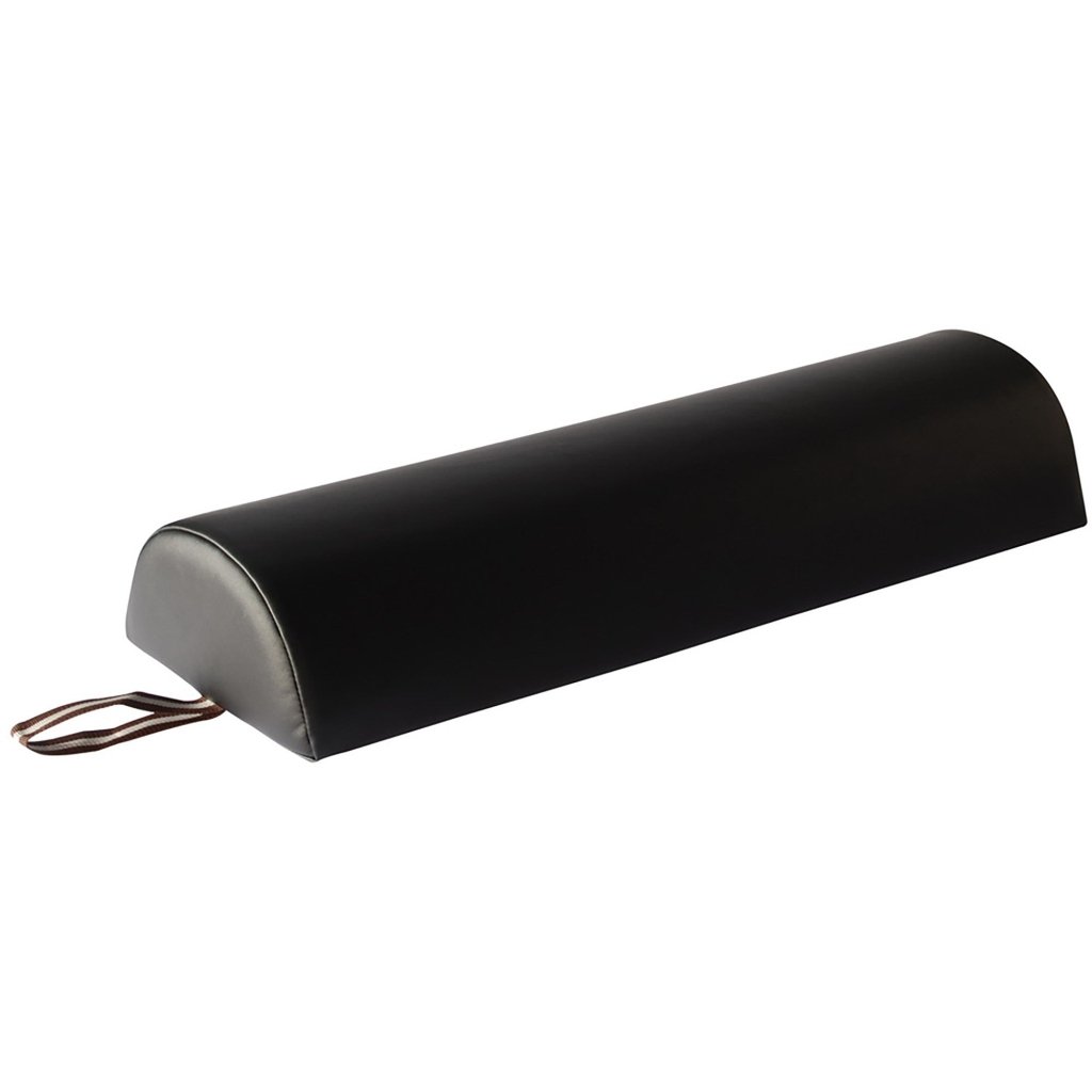 Master Massage Large 6-Inch Semi Round Yoga Bolster Pillow for Back Support, Meditation & Relaxation - Perfect for Yoga, Physical Therapy & Home Comfort