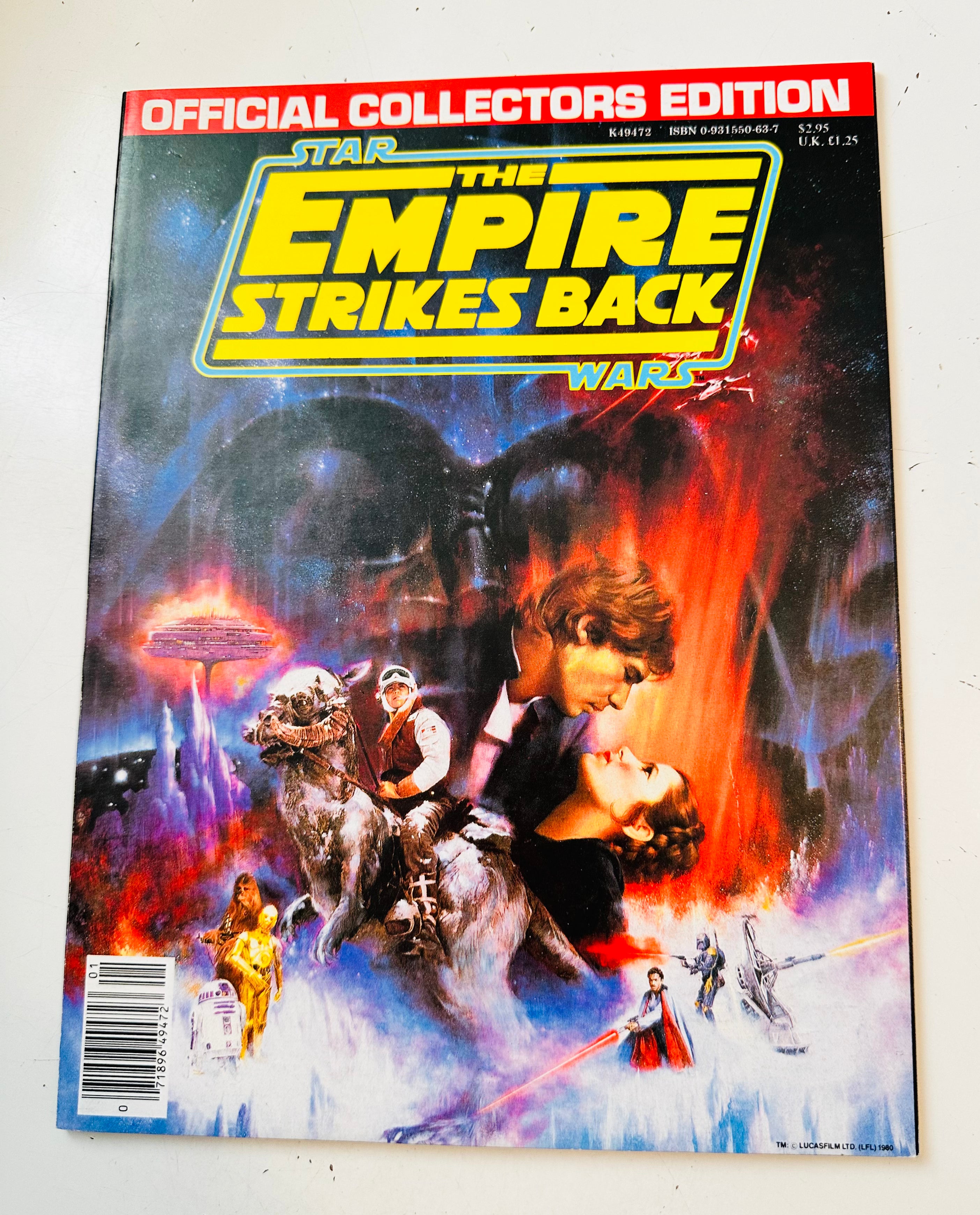 Star Wars The Empire Strikes Back 1980 Collector's Edition Book - Perfect for Fans, Gift & Display