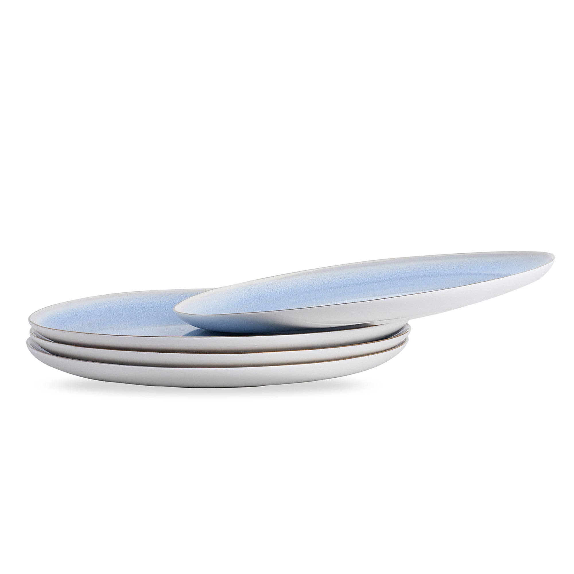 Josephine Porcelain Dinner Plate Set - Elegant Blue Floral Design for Formal Dining, Wedding & Special Occasions