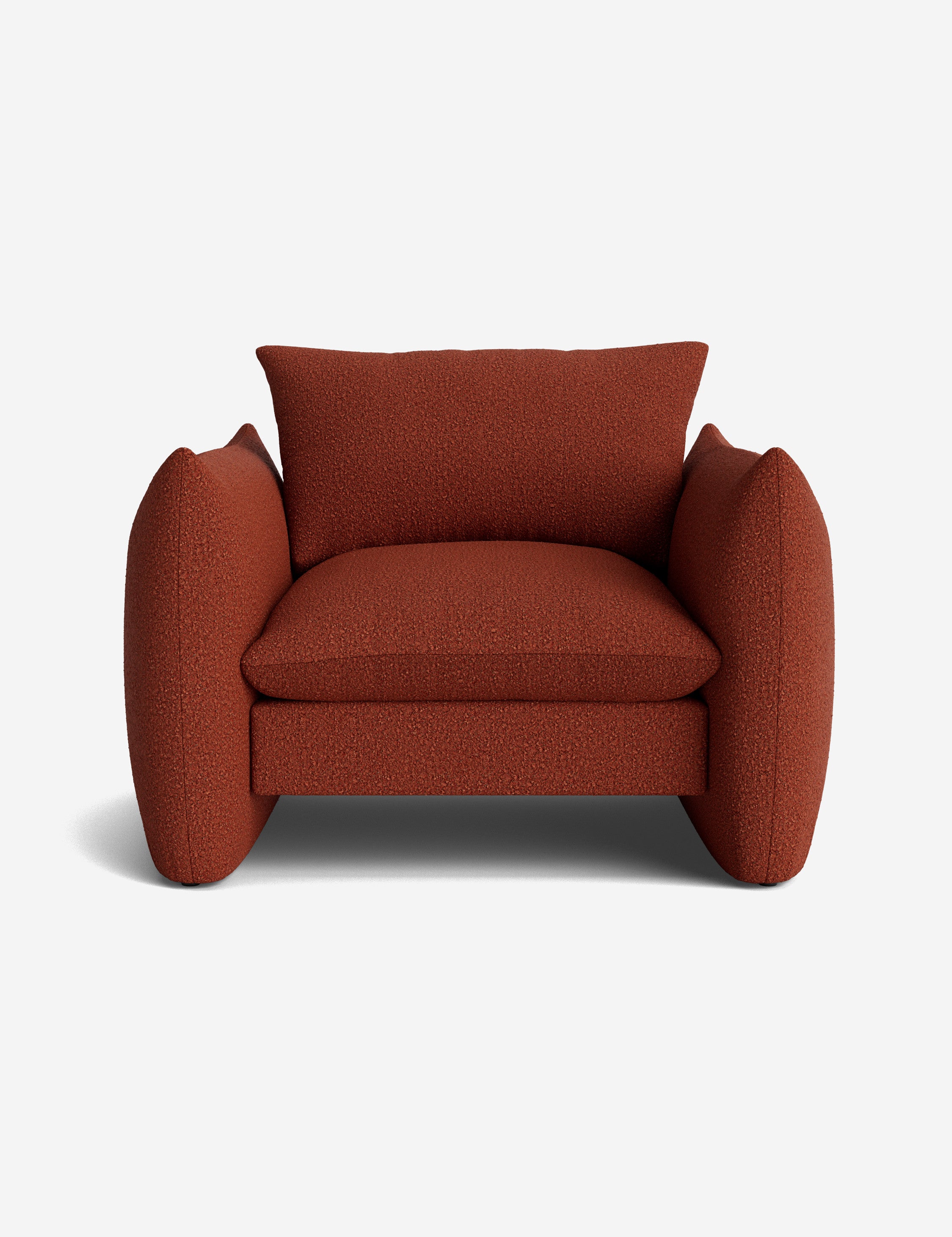 Stylish Banks Accent Chair - Modern Upholstered Lounge Chair for Living Room, Bedroom & Office - Comfortable Reading Chair with Sturdy Wooden Legs