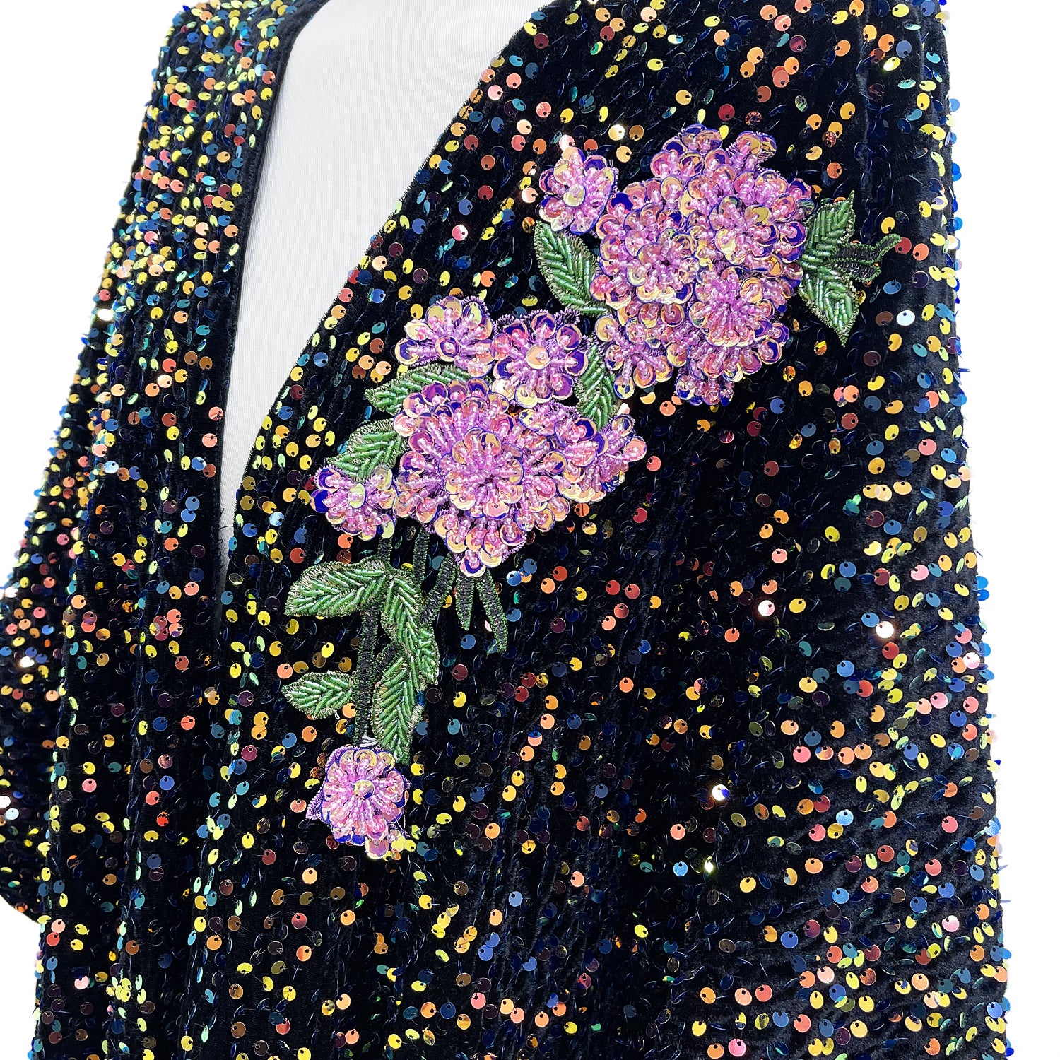 Sparkly Sequin Kimono Robe for Women - Elegant Loungewear & Party Cover Up - Perfect for Beach, Bridal Shower, and Special Occasions