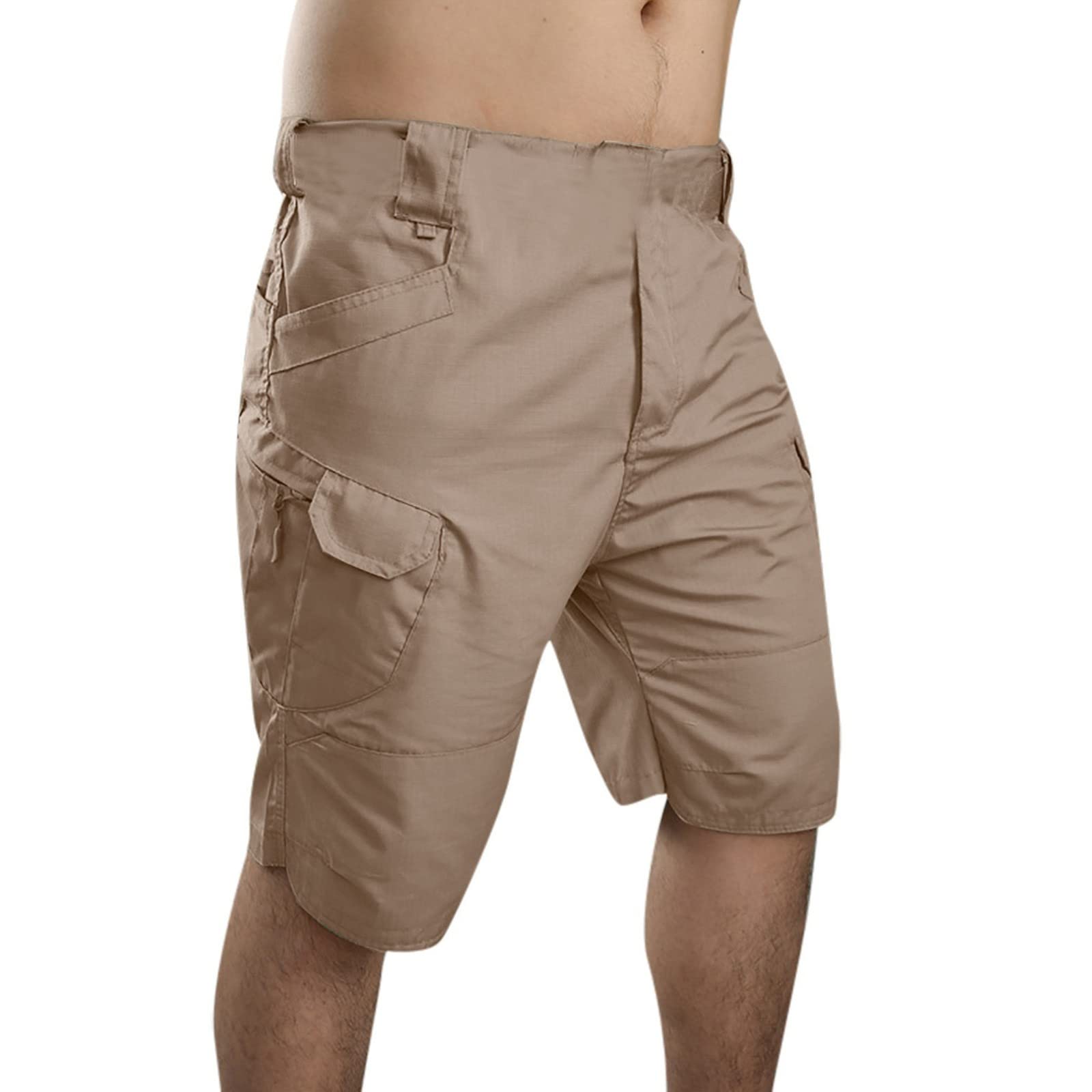 **Men's Athletic Cargo Shorts with Pockets - Lightweight Breathable Outdoor & Summer Shorts for Running, Hiking, and Casual Wear**    *(优化说明：   1. 关键词优化：将核心关键词