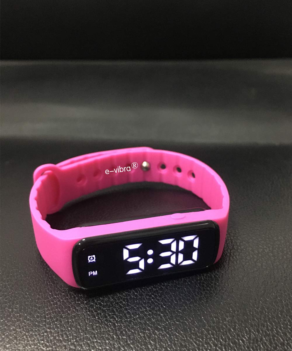 **Potty Training Watch for Kids - Silent Vibrating Alarm & Pill Reminder with Countdown Timer (Rose Red) | Ideal for Toilet Training, Medication Alerts & Daily Routines**