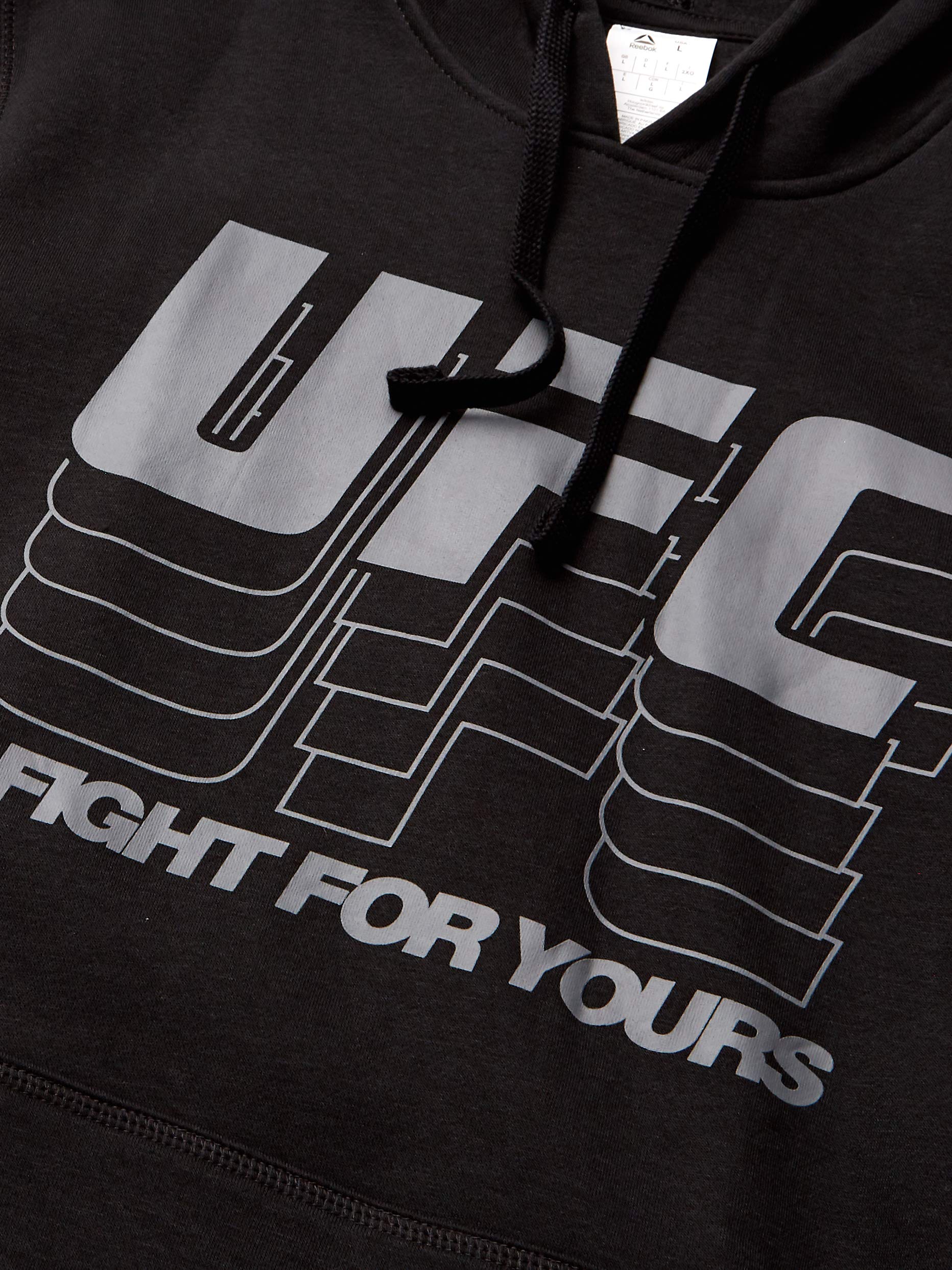 Reebok Men's UFC Fan Gear Pullover Hoodie - Official Licensed UFC Apparel for Training & Streetwear